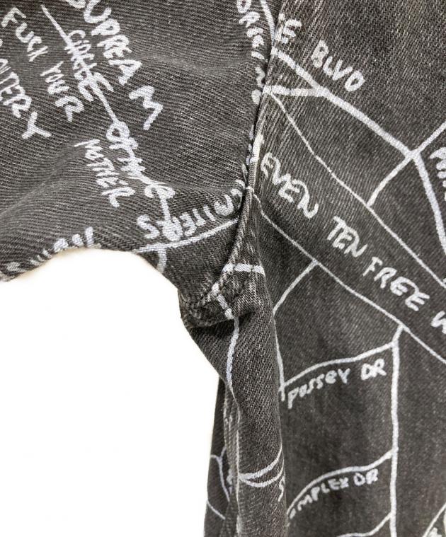 supreme モノクロ コラージュプリント Gジャン 中古・古着通販】SUPREME (シュプリーム) 19SS Gonz Map Work Jacket