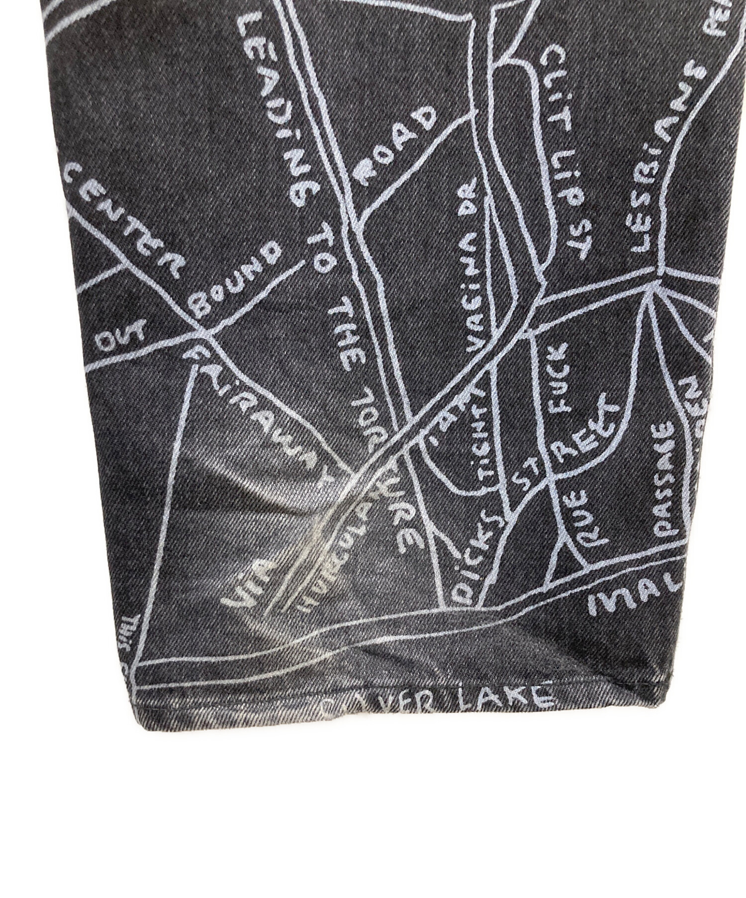 中古・古着通販】SUPREME (シュプリーム) 19SS Gonz Map Denim Painter