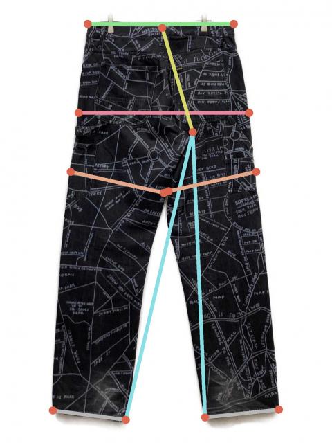 中古・古着通販】SUPREME (シュプリーム) 19SS Gonz Map Denim Painter