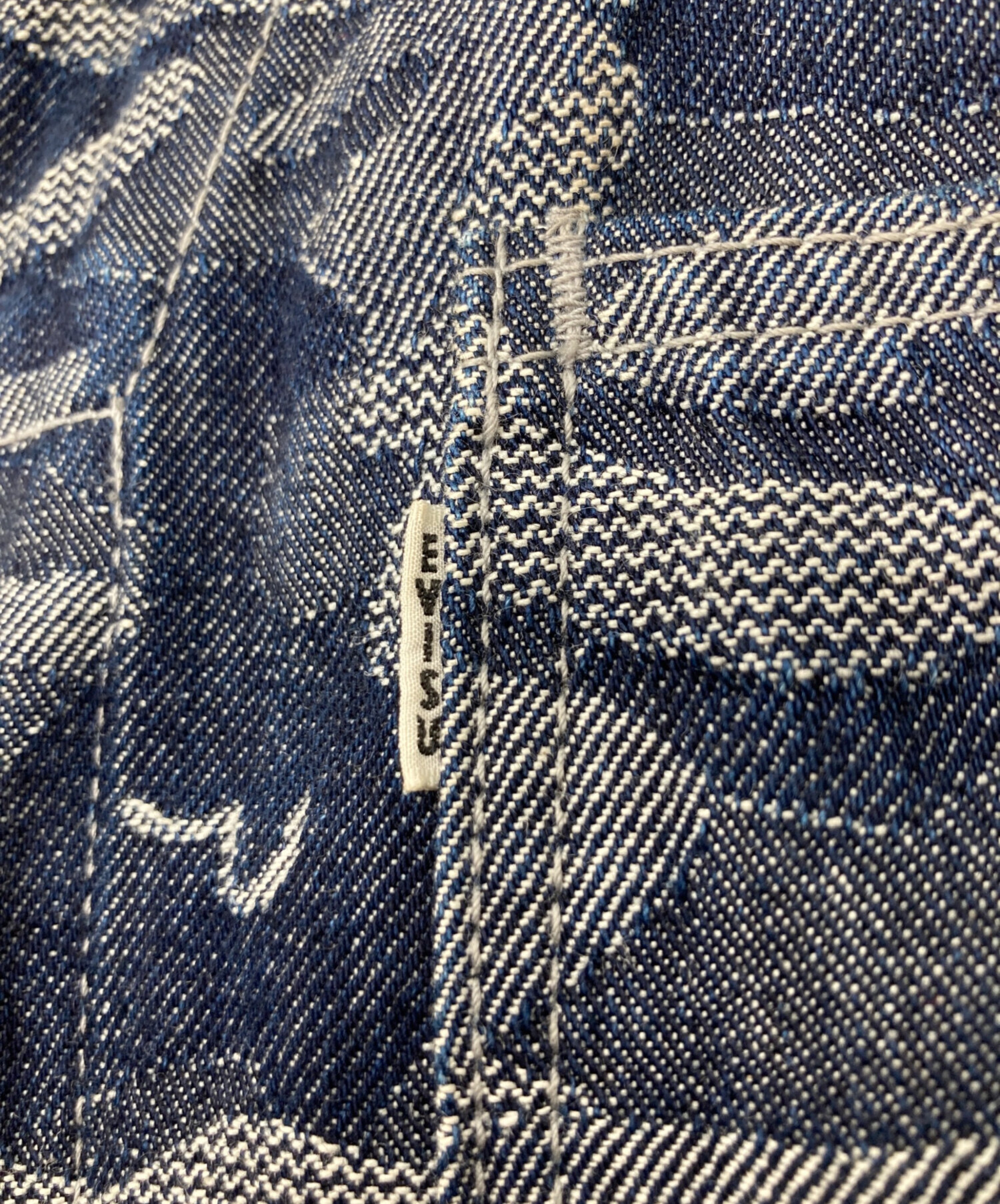 中古・古着通販】EVISU (エヴィス) 総柄デニムオールインワン
