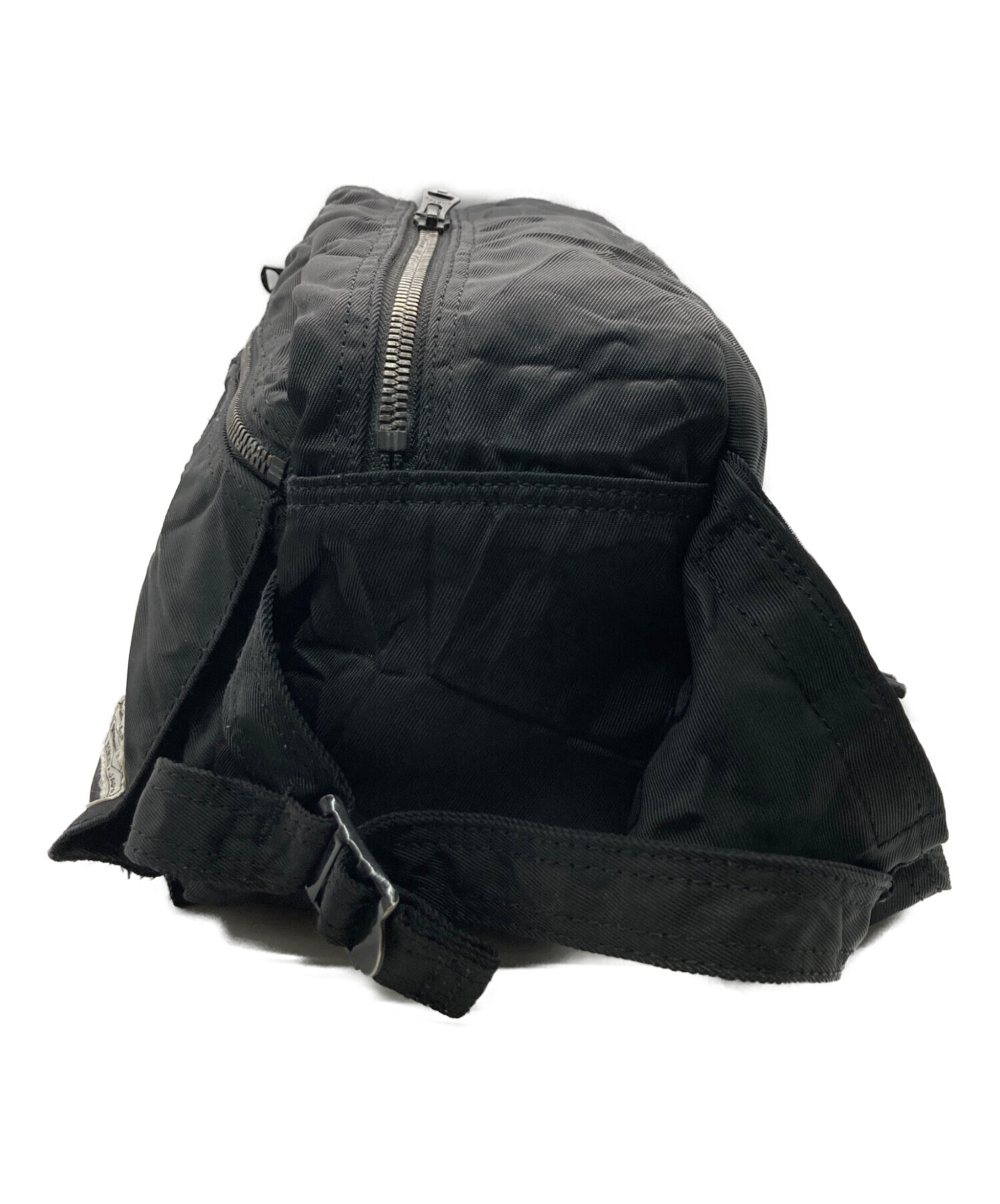 PORTER ボディバッグ 中古・古着通販】PORTER (ポーター) RIDE WAIST BAG ブラック