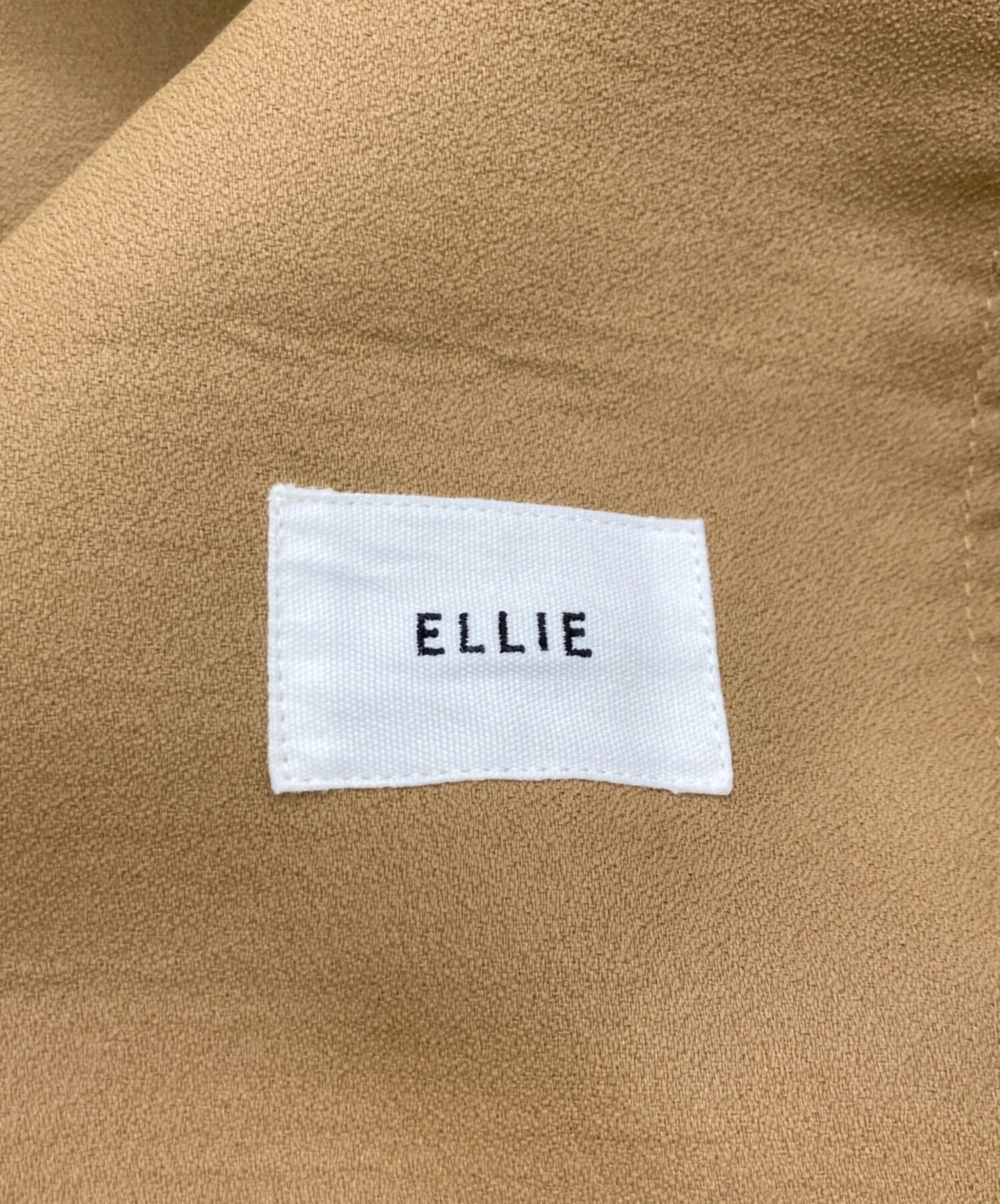 中古・古着通販】ELLIE (エリー) スリーブレスコート ブラウン サイズ