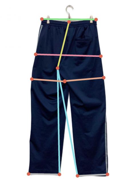 中古・古着通販】adidas (アディダス) トラックパンツ ネイビー サイズ