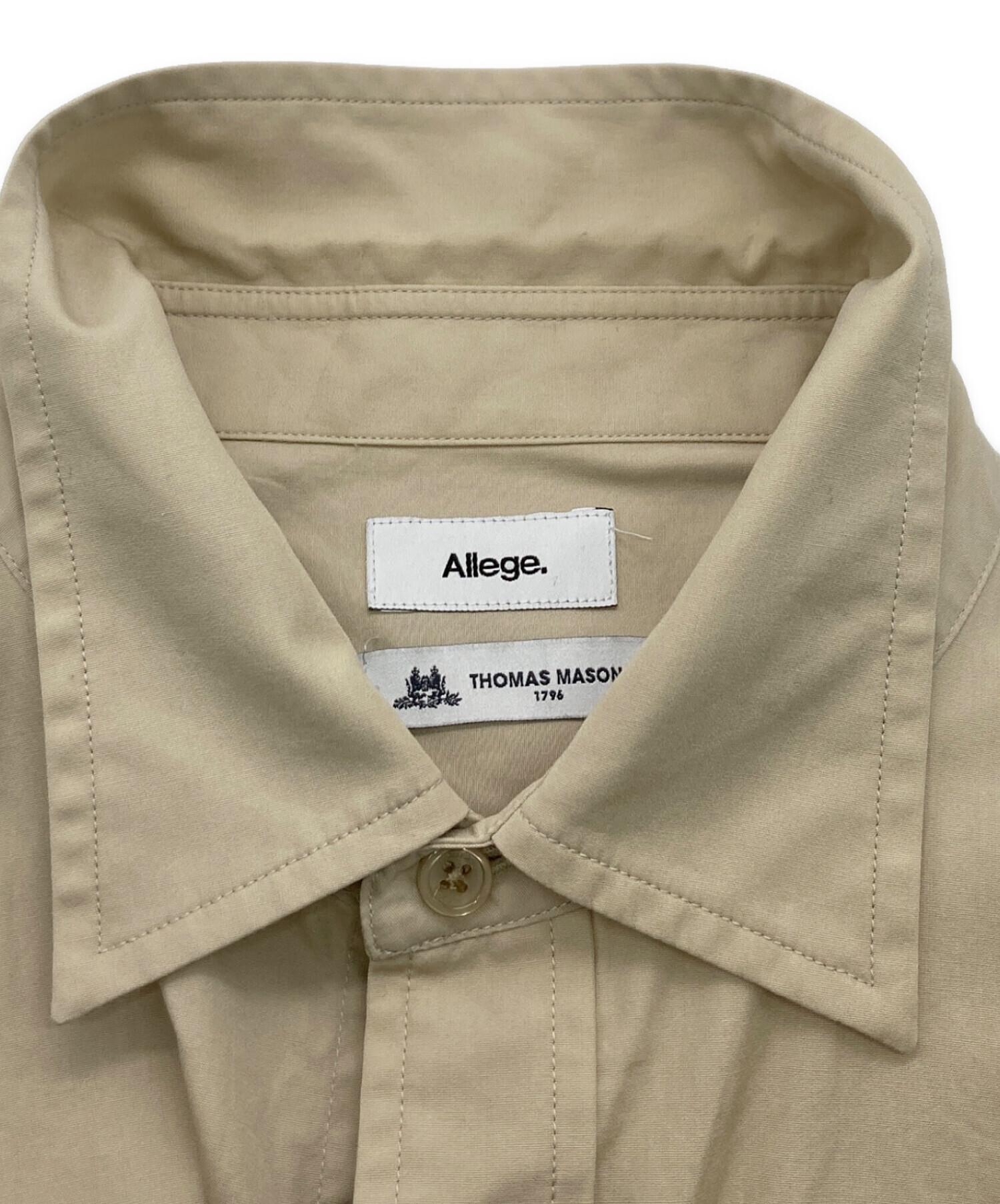 【期間限定価格】Sillage ヨシオカレオ Thomas Masonジャケット 中古・古着通販】ALLEGE (アレッジ) THOMAS MASON Standard Shirt