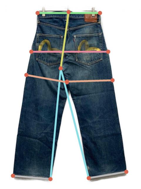 中古・古着通販】EVISU (エヴィス) 2001デニムパンツ インディゴ