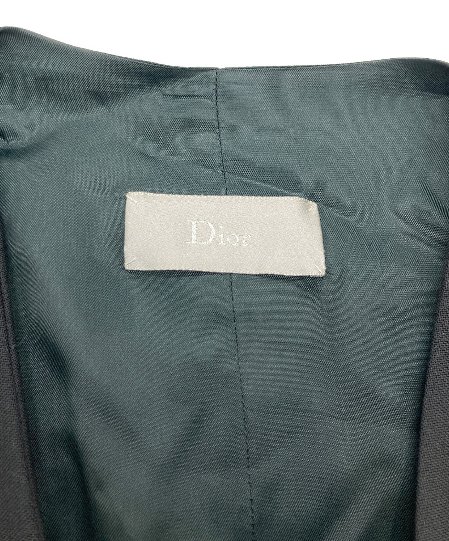 中古・古着通販】DIOR HOMME (ディオール オム) ロングジレ ブラック