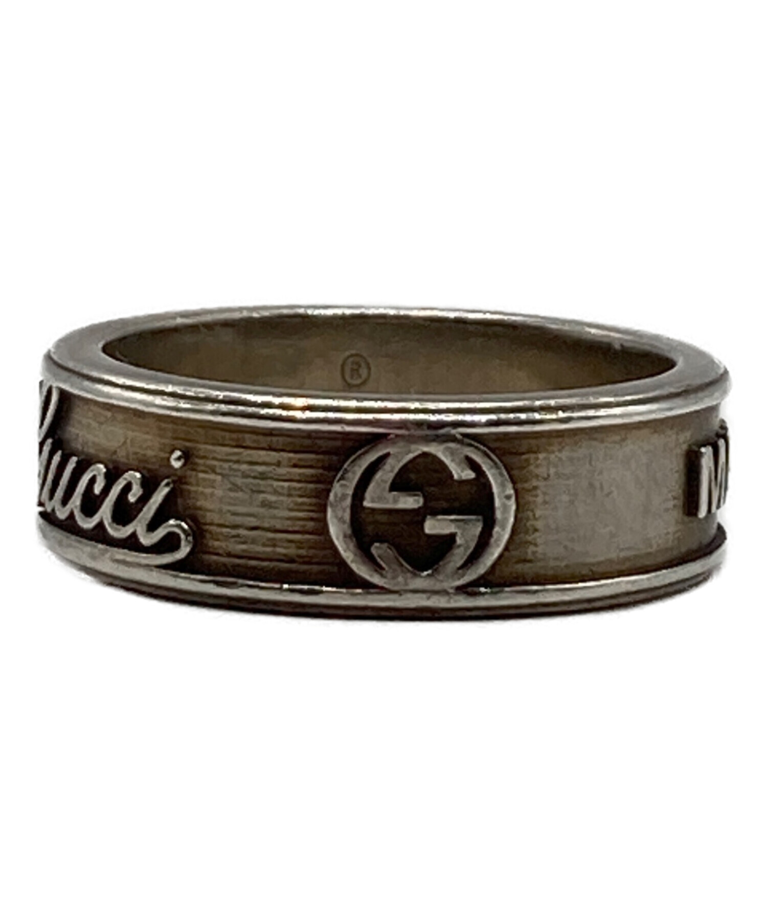 中古・古着通販】GUCCI (グッチ) GGリング シルバー サイズ:19号/20 