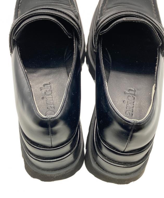 中古・古着通販】darich (ダーリッチ) スクエアトゥ厚底ローファー