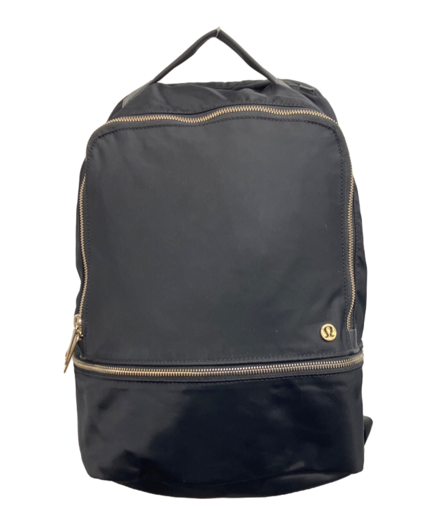 lululemon ルルレモン ヨガバッグ ブラック✖️ゴールド 中古・古着通販】LULULEMON (ルルレモン) ナイロンリュック ブラック