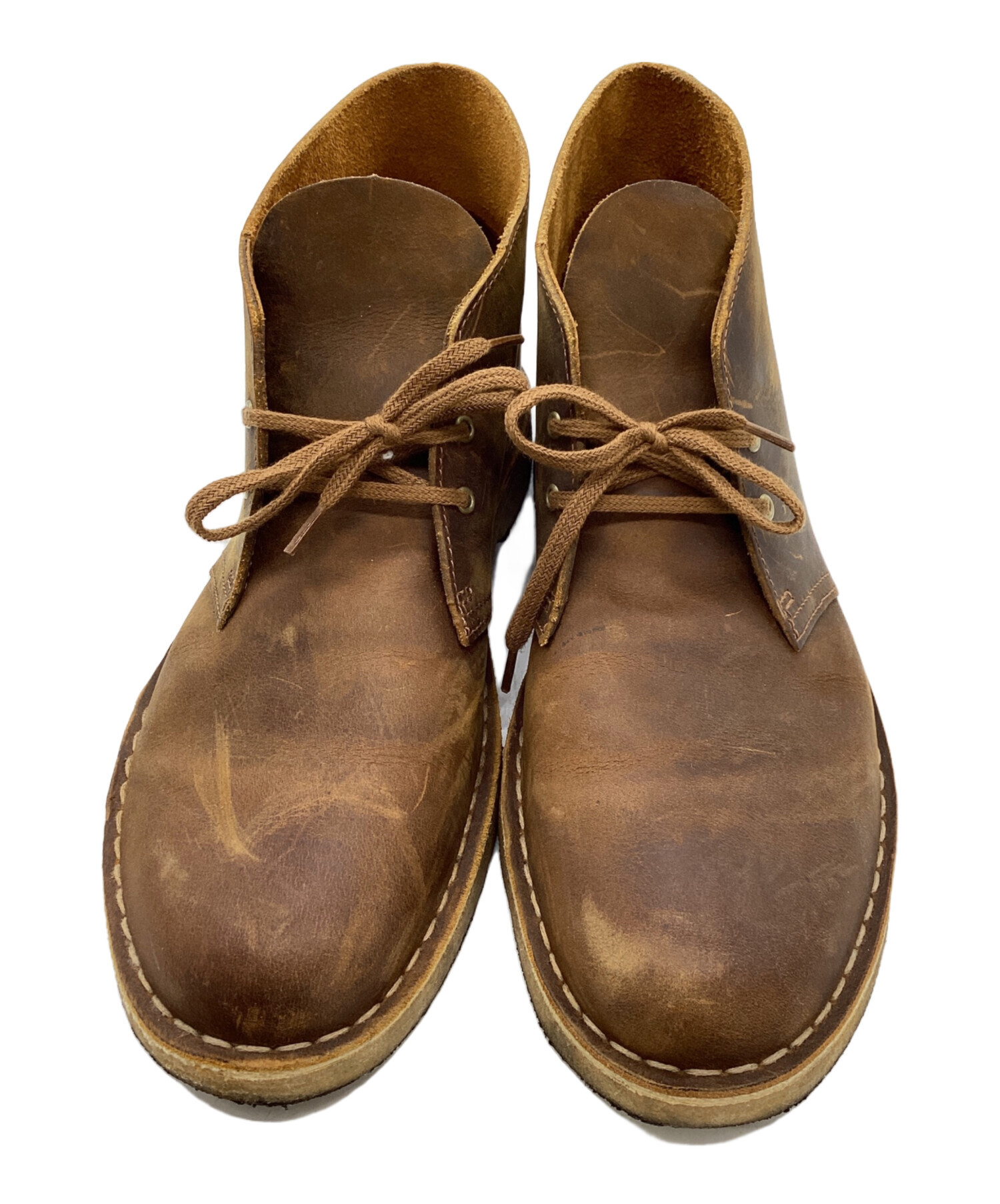 中古・古着通販】CLARKS (クラークス) デザートブーツ ブラウン サイズ