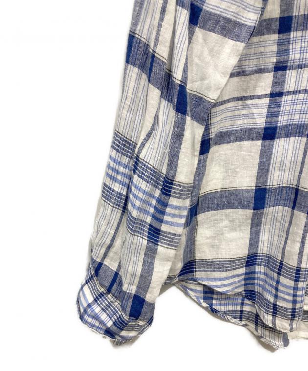 中古・古着通販】RALPH LAUREN (ラルフローレン) リネンチェックシャツ