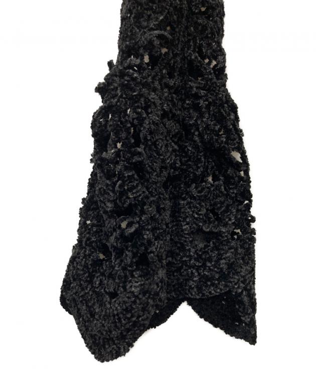 中古・古着通販】Ameri (アメリ) UND VELOUR LACE PEPLUM KNIT TOP