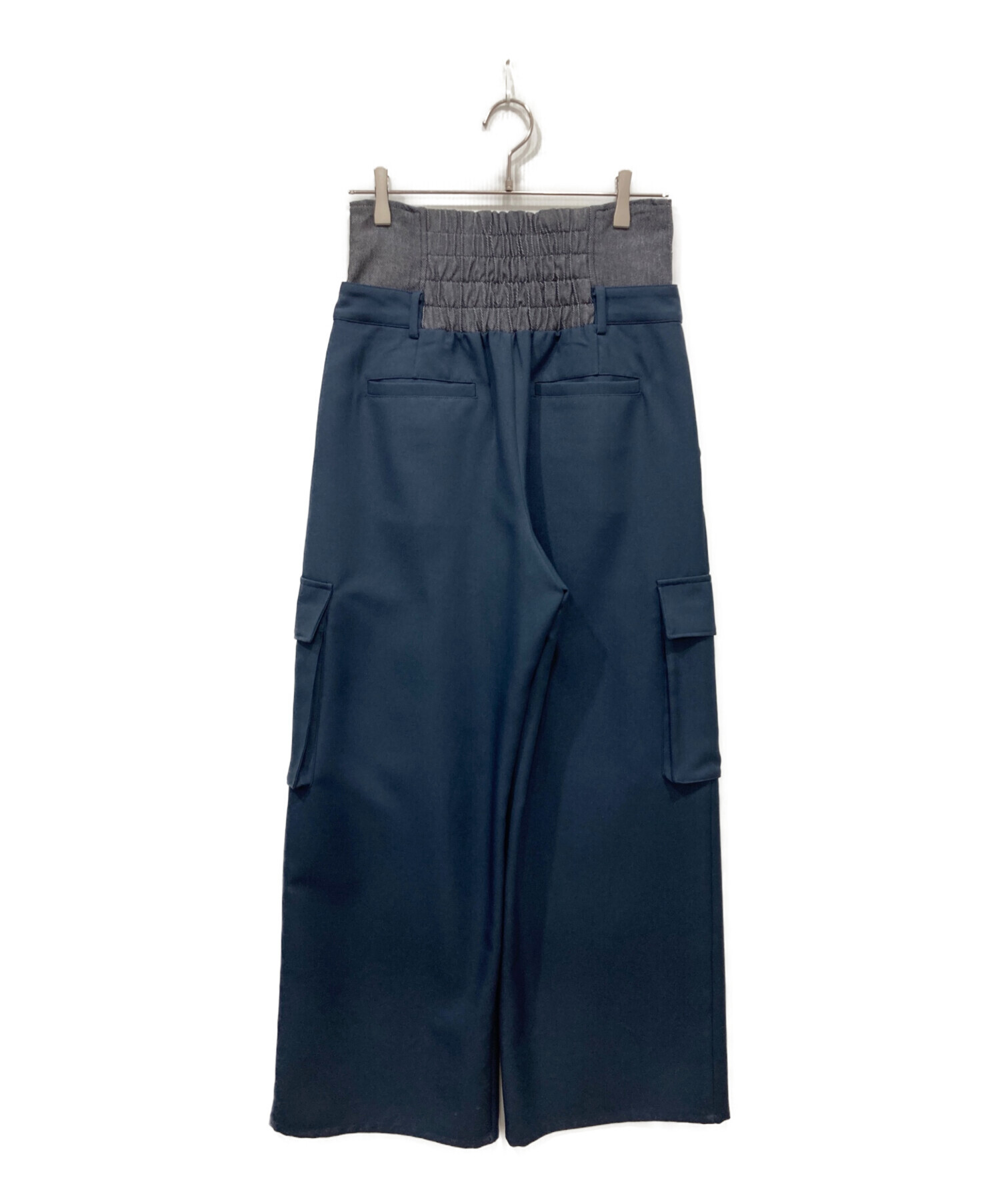 パンツ AMERI DENIM LIKE CORSET WORK PANTS 中古・古着通販】Ameri (アメリ) DENIM LIKE CORSET WORK PANTS