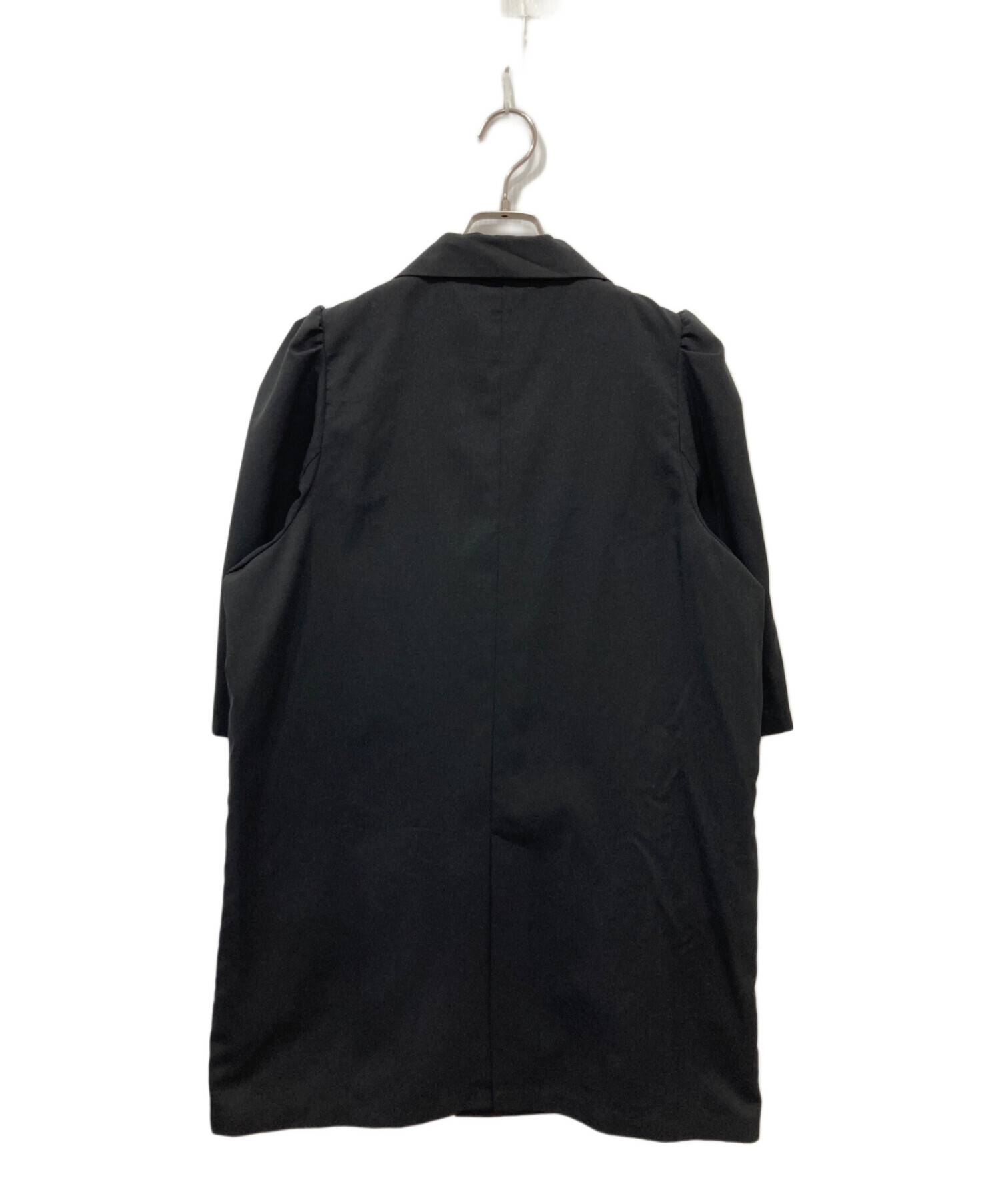 中古・古着通販】Ameri (アメリ) PUFF HALF SLEEVE JACKET ブラック
