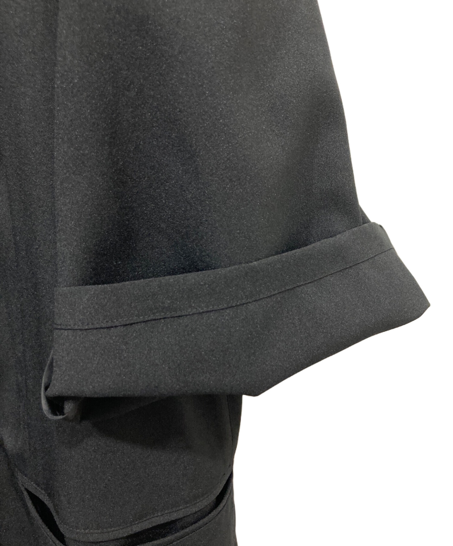 中古・古着通販】Ameri (アメリ) PUFF HALF SLEEVE JACKET ブラック