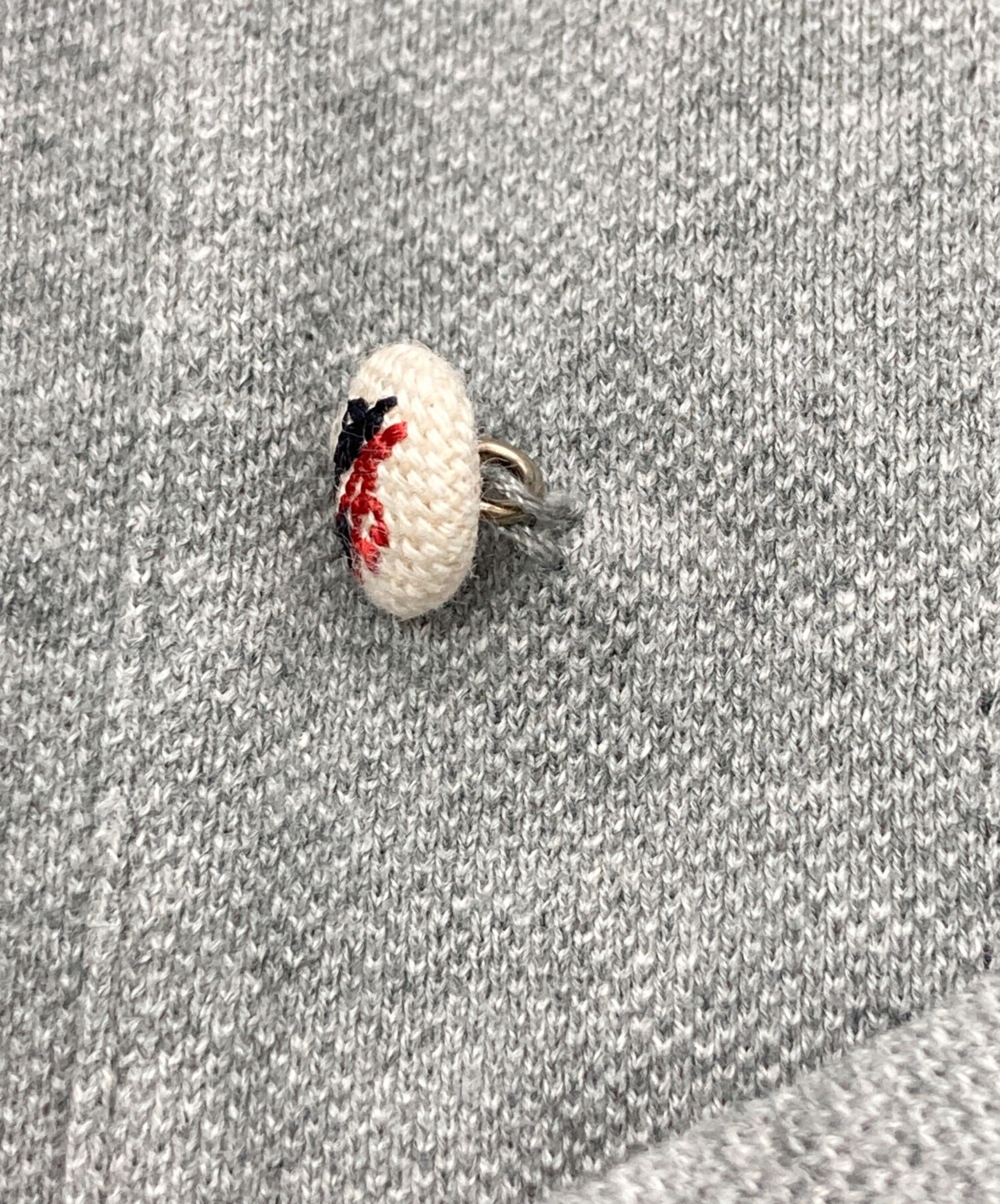 中古・古着通販】MONCLER (モンクレール) ポロシャツ グレー サイズ:L
