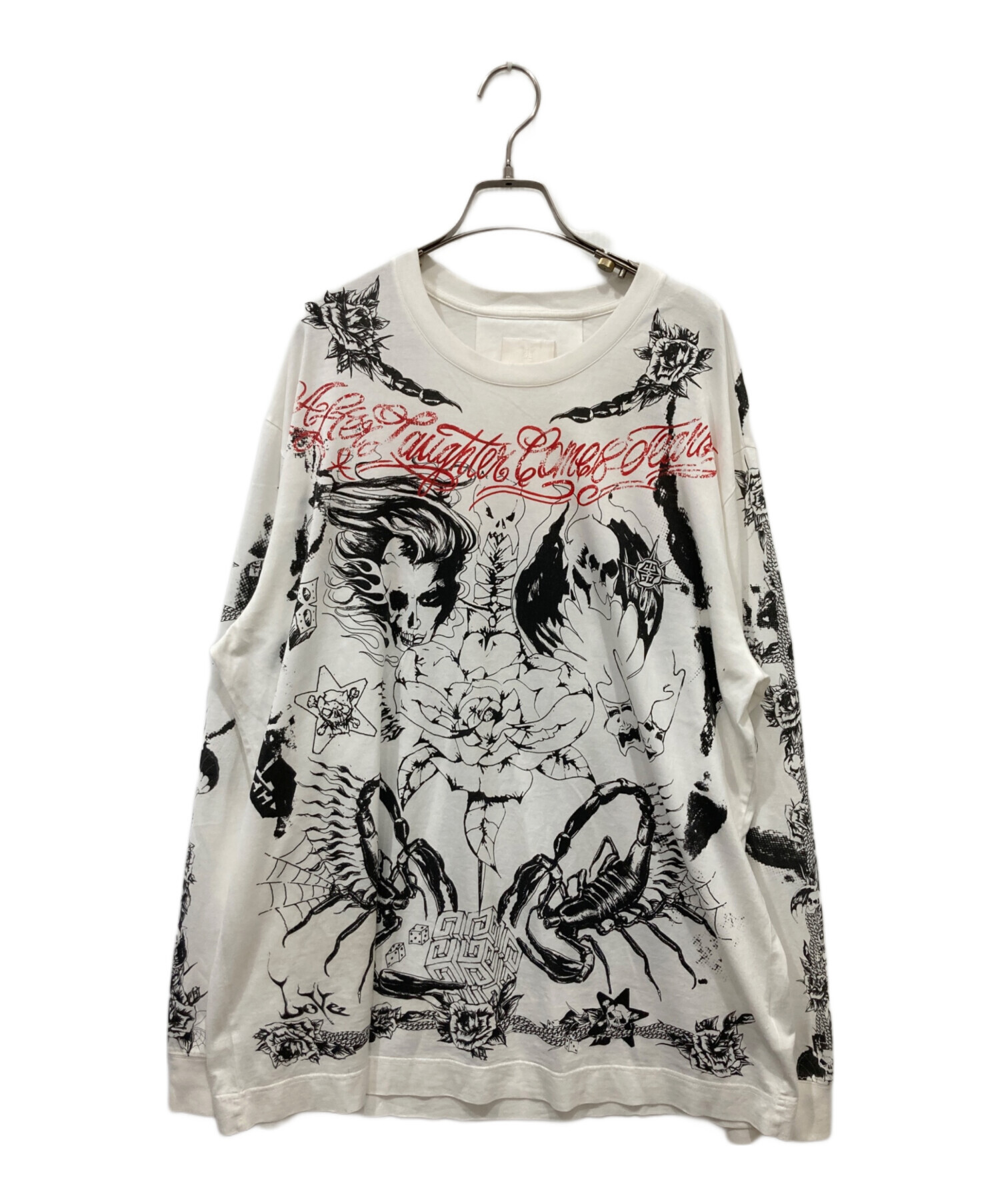 正規 Givenchy ジバンシィ スカルタトゥー スウェット 中古・古着通販】GIVENCHY (ジバンシィ) タトゥーグラフィックロング