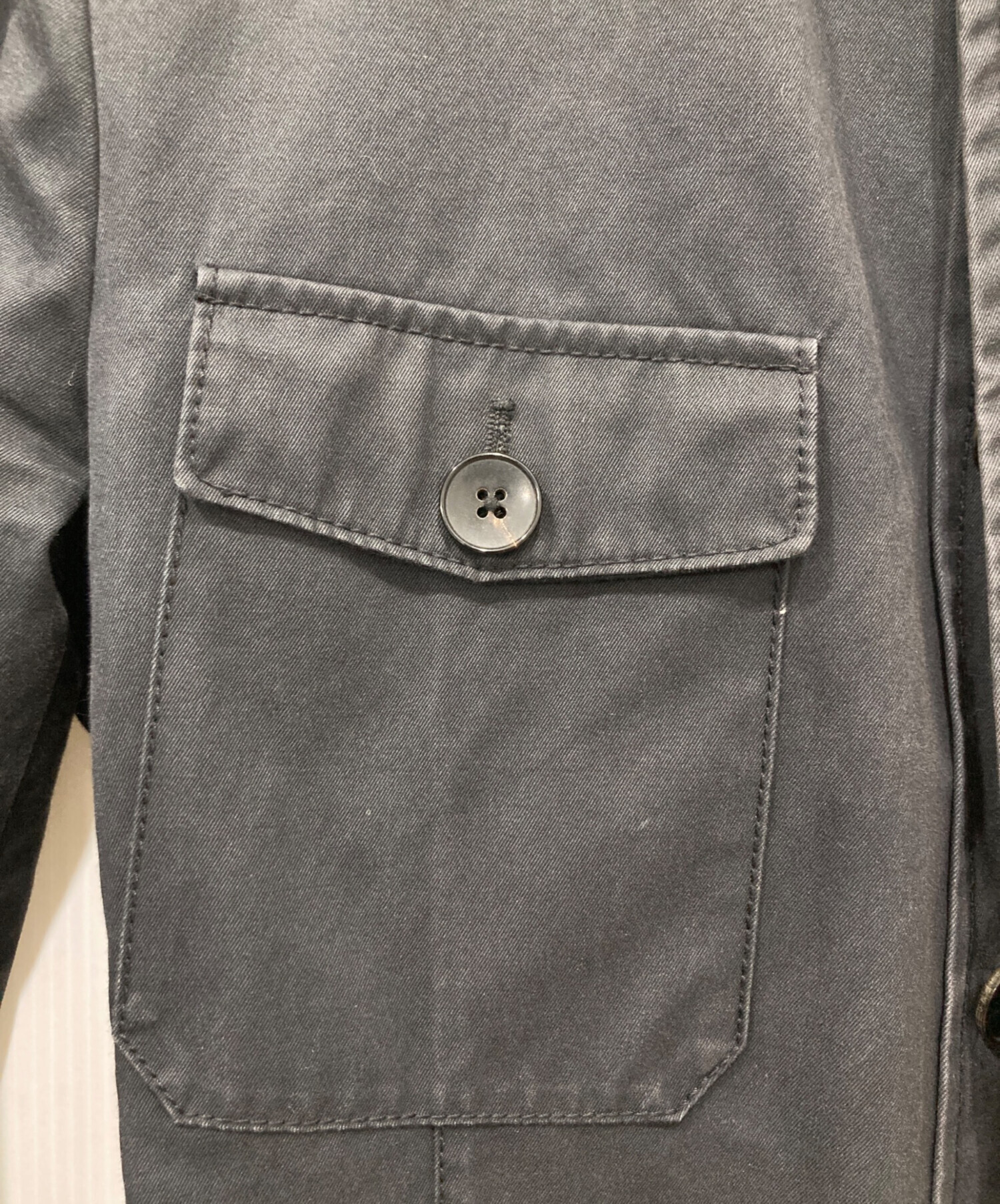 中古・古着通販】GUCCI (グッチ) ミリタリージャケット ブラック