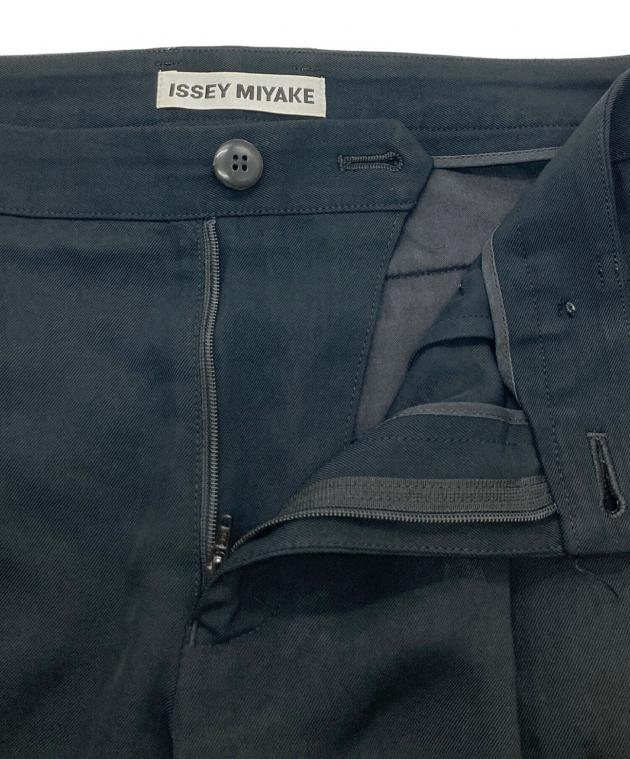 中古・古着通販】ISSEY MIYAKE (イッセイミヤケ) タックパンツ