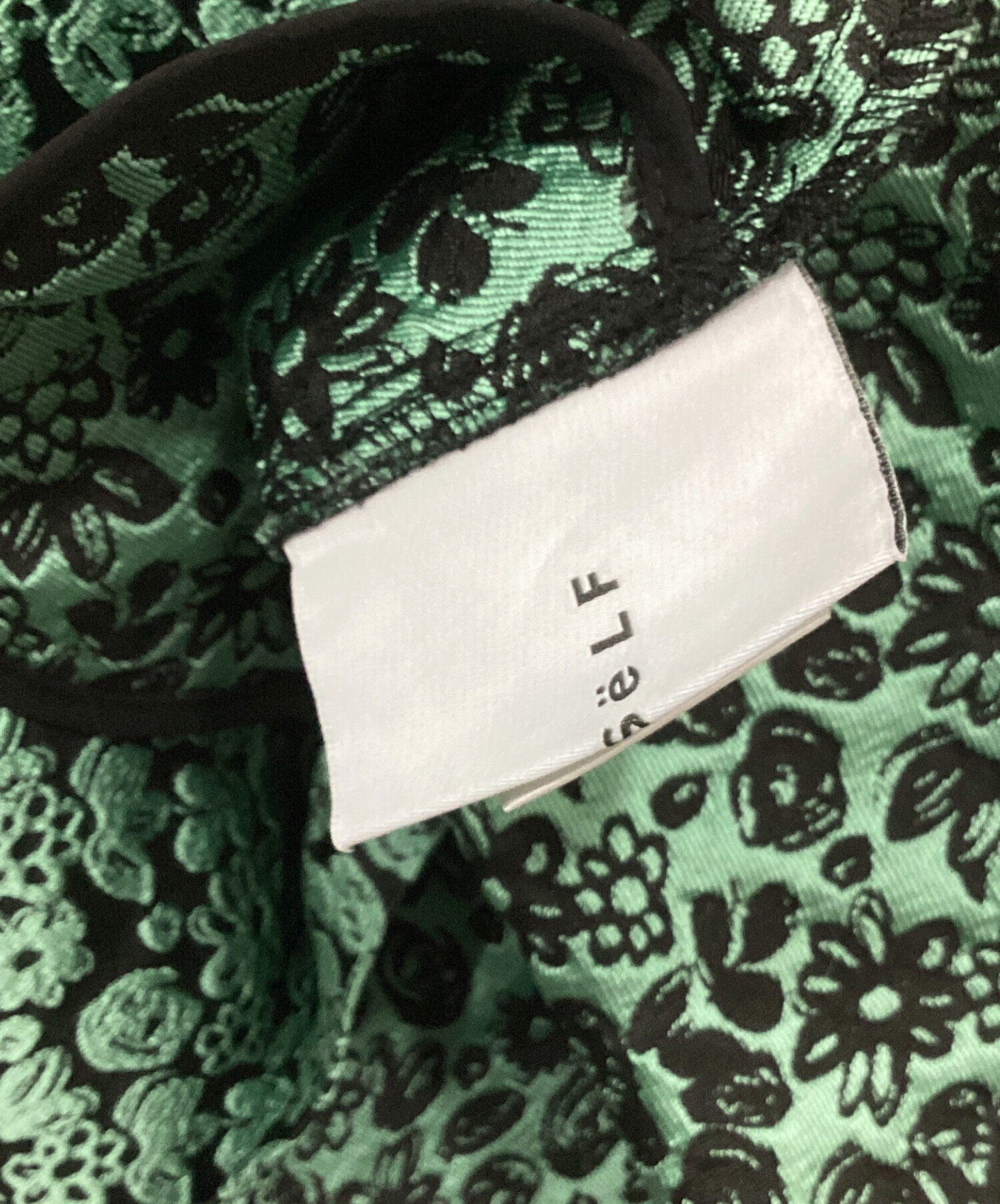 中古・古着通販】SANSeLF (サンセルフ) バルーンスリーブジャガード