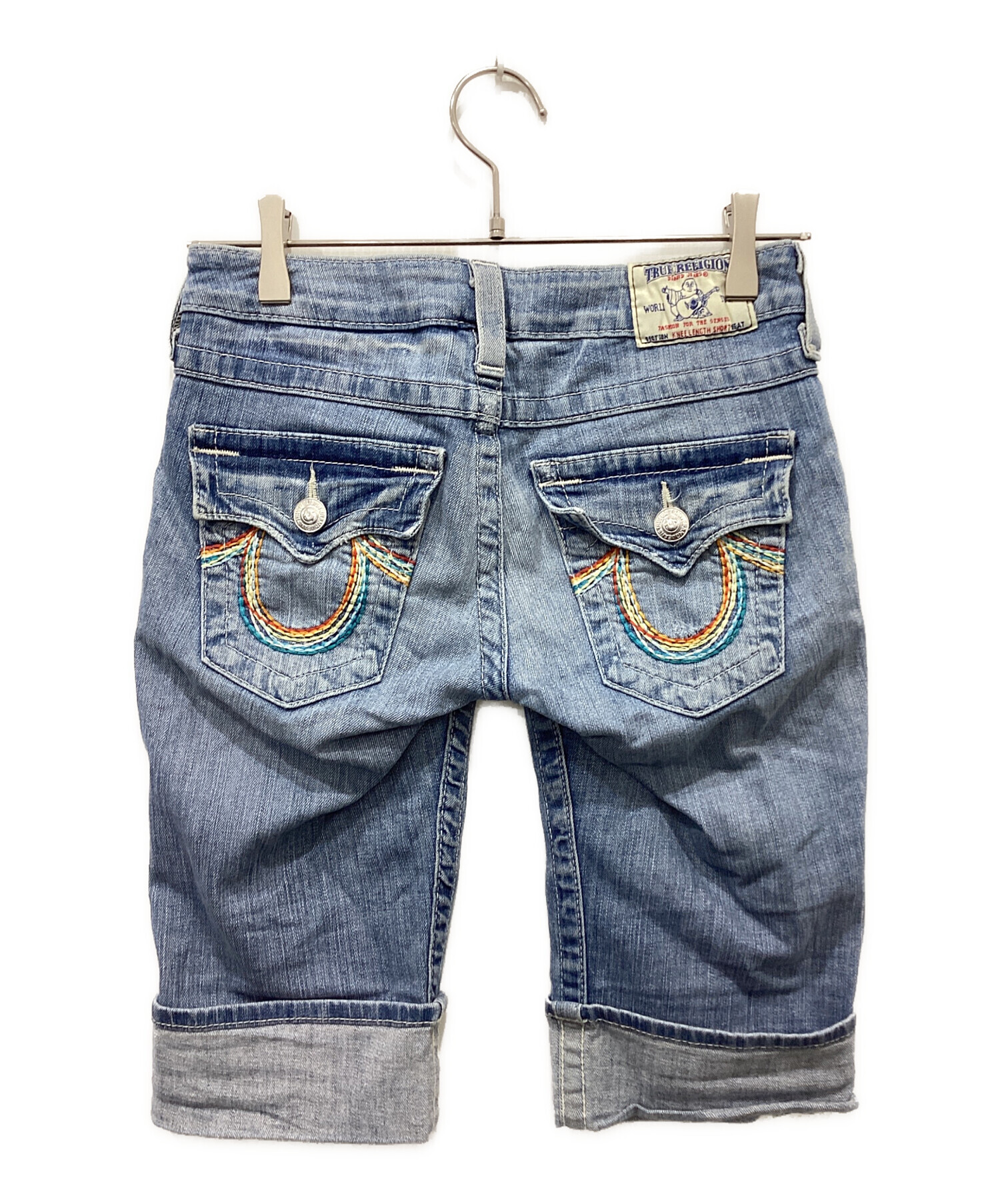 専用TRUE RELIGION トゥルーレリジョン　ハーフパンツ 33 中古・古着通販】TRUE RELIGION (トゥルー レリジョン) デニムハーフ