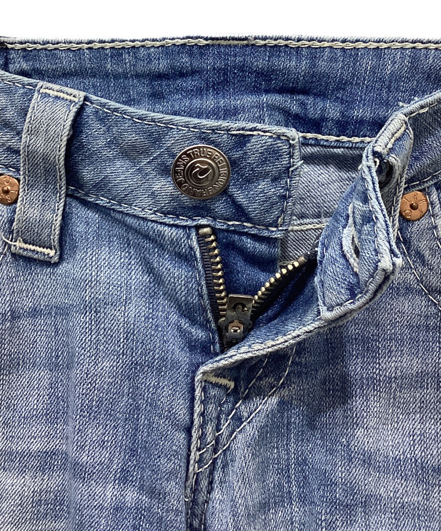 中古・古着通販】TRUE RELIGION (トゥルー レリジョン) デニムハーフ