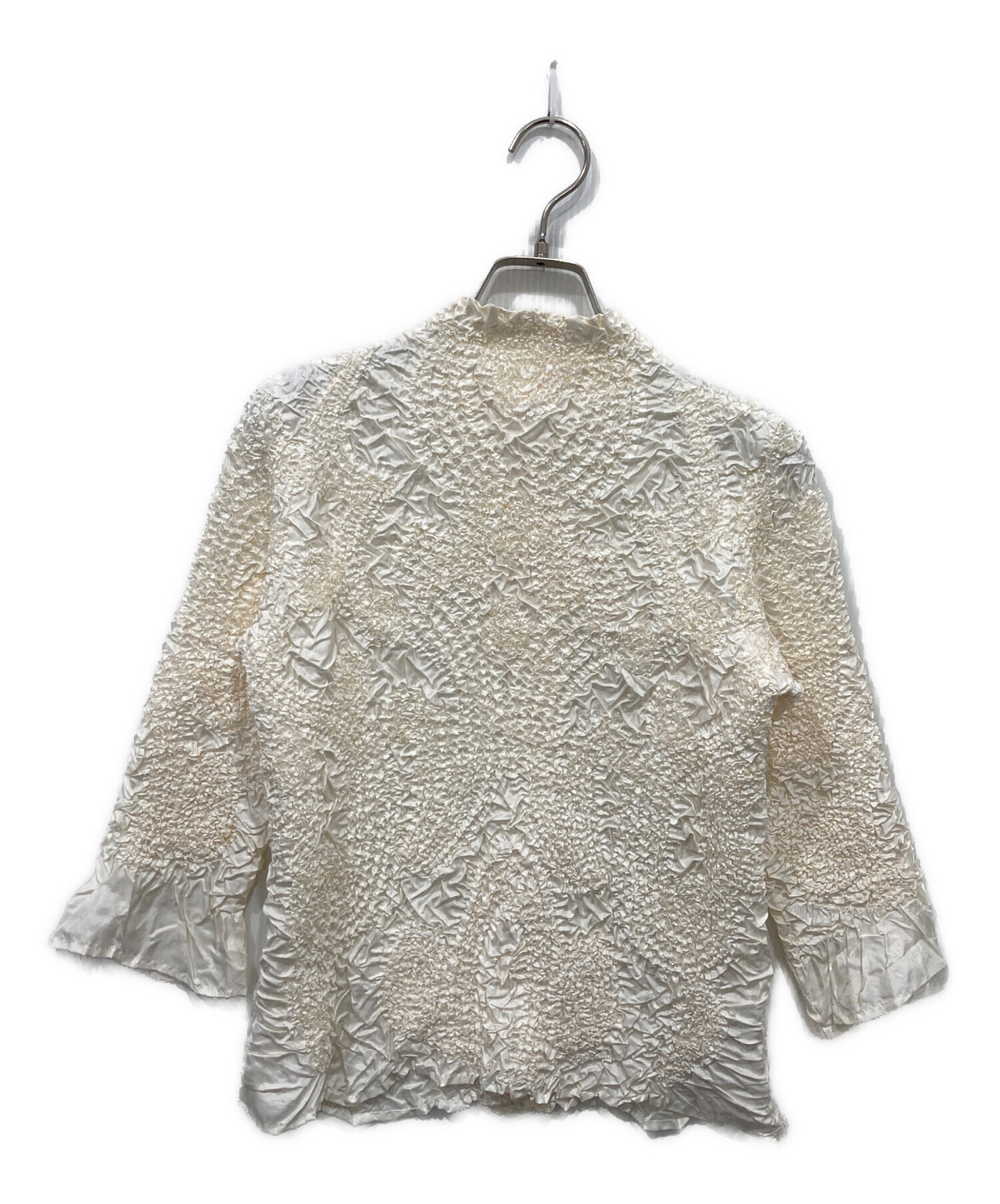 【美品】PEPLUM by YOSHIKI HISHINUMAブラウス　グレー 中古・古着通販】PEPLUM by YOSHIKI HISHINUMA (ペプラム バイ