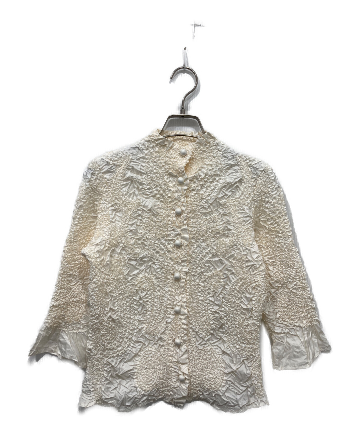 【美品】PEPLUM YOSHIKI HISHINUMAブラウス　ベージュ 中古・古着通販】PEPLUM by YOSHIKI HISHINUMA (ペプラム バイ