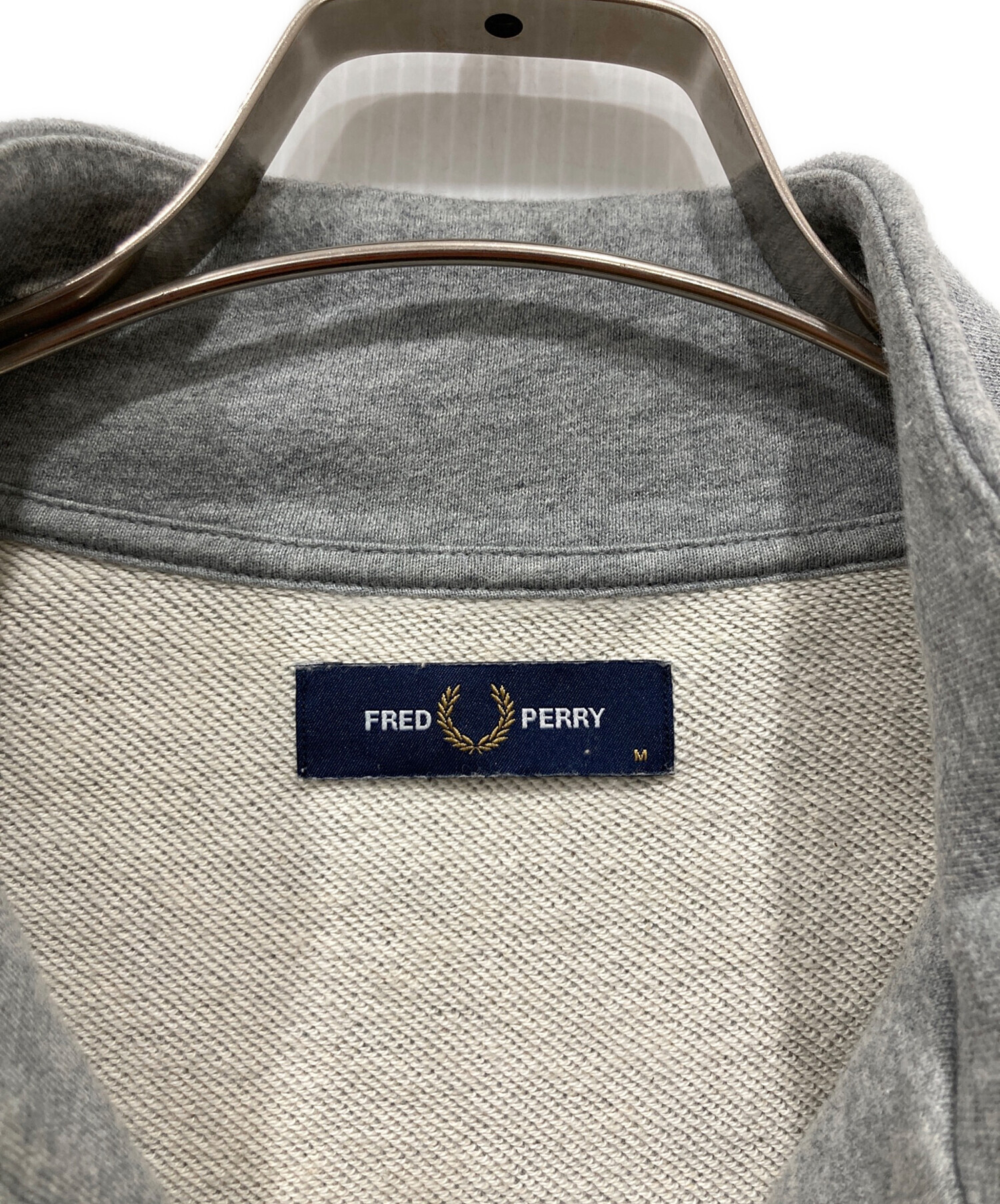 中古・古着通販】FRED PERRY (フレッドペリー) ハーフジップロゴ