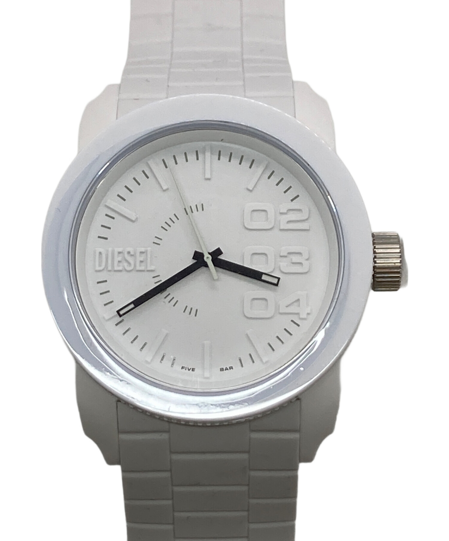 中古・古着通販】DIESEL (ディーゼル) リストウォッチ ホワイト