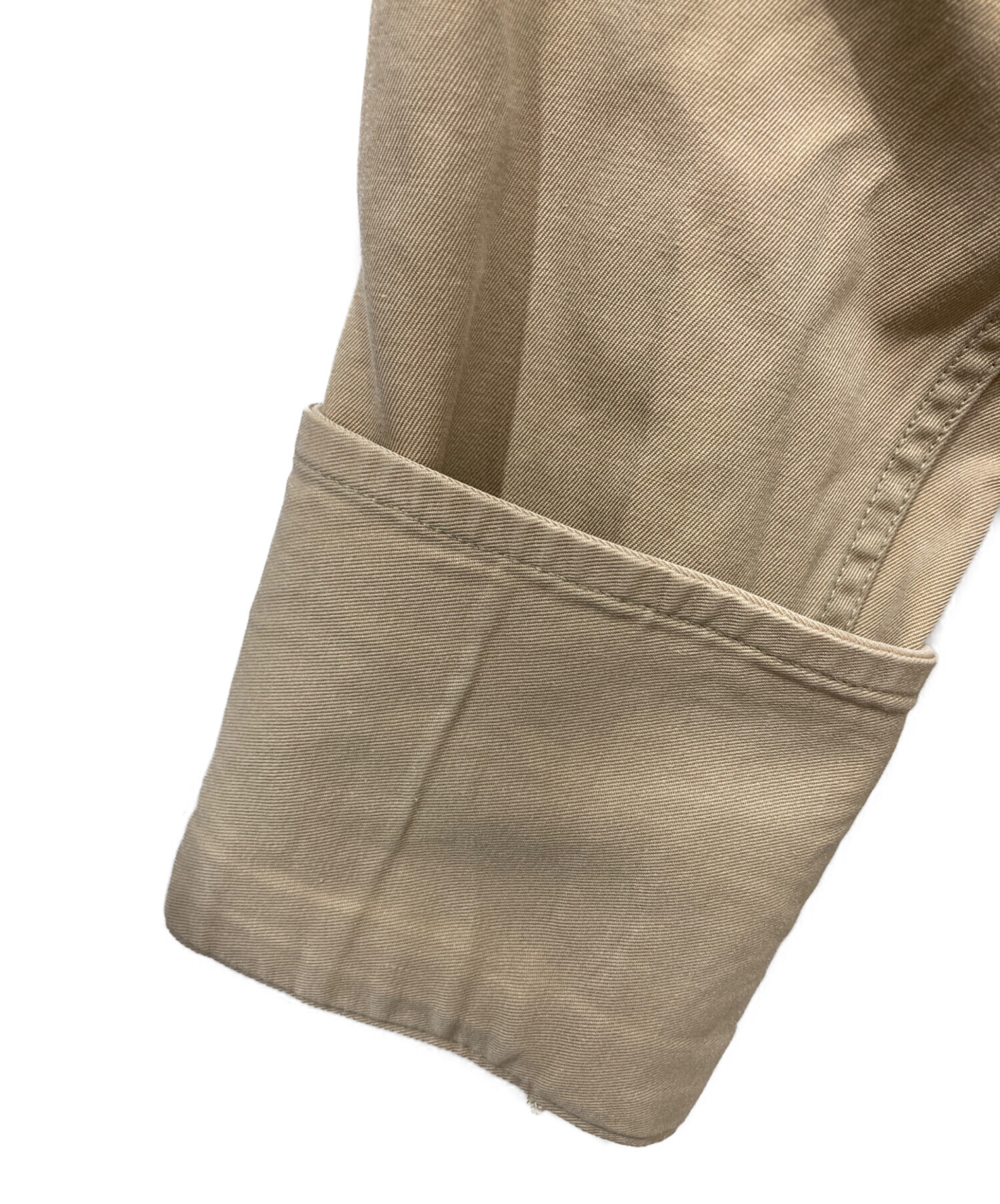 中古・古着通販】GUCCI (グッチ) ミリタリーシャツ ベージュ サイズ:42 