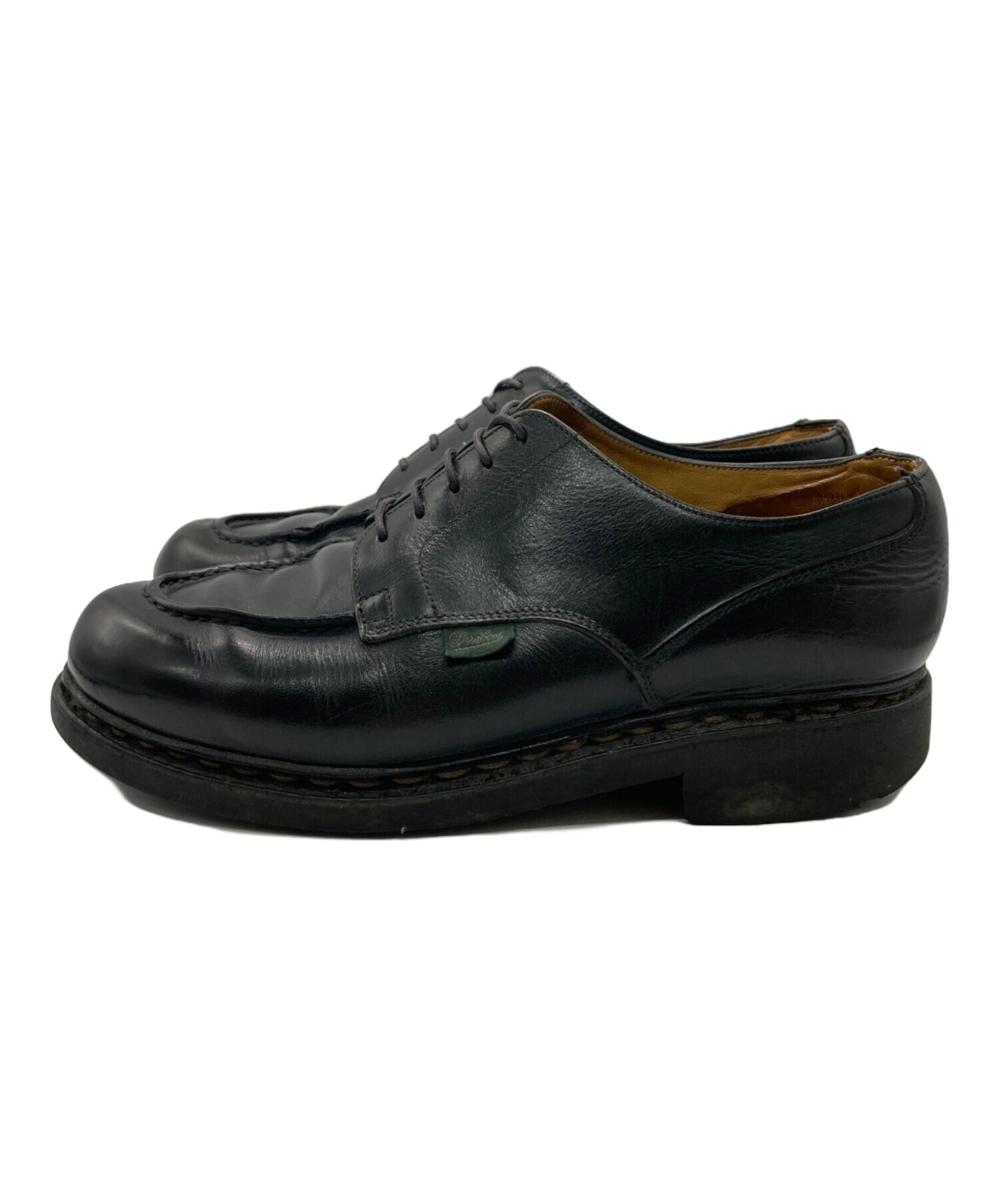 廃盤　Paraboot パラブーツ　Chambord ブラック　旧タグ　革靴 中古・古着通販】PARABOOT (パラブーツ) CHAMBORD レザーシューズ