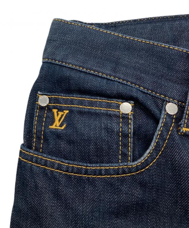 中古・古着通販】LOUIS VUITTON (ルイ ヴィトン) モノグラム刺繍デニム
