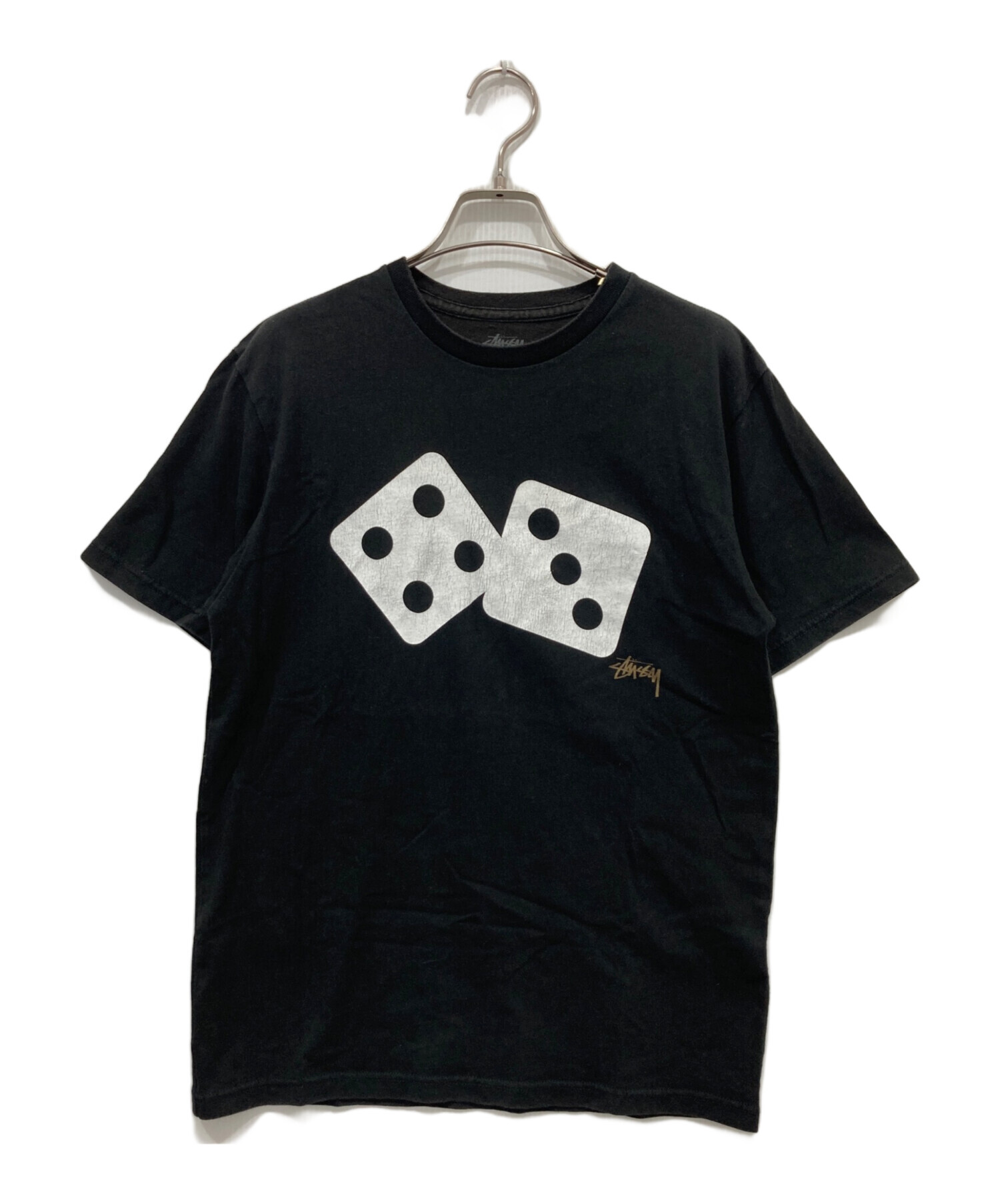 と*み様 OLD stussy “Dice Design” Tシャツ 黒タグ L 中古・古着通販】stussy (ステューシー) Dice Graphic Tee ブラック