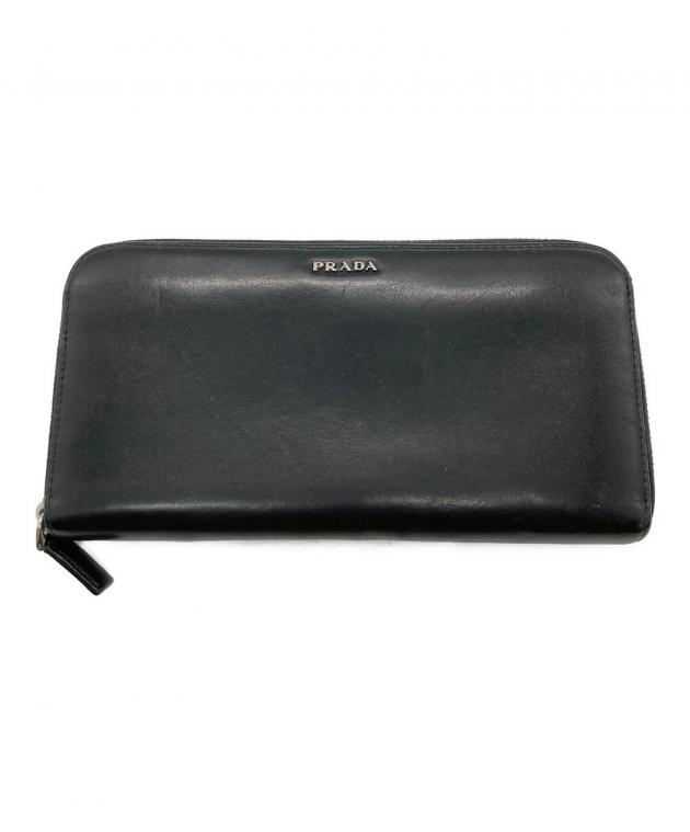 中古・古着通販】PRADA (プラダ) 長財布 ネイビー｜ブランド・古着通販