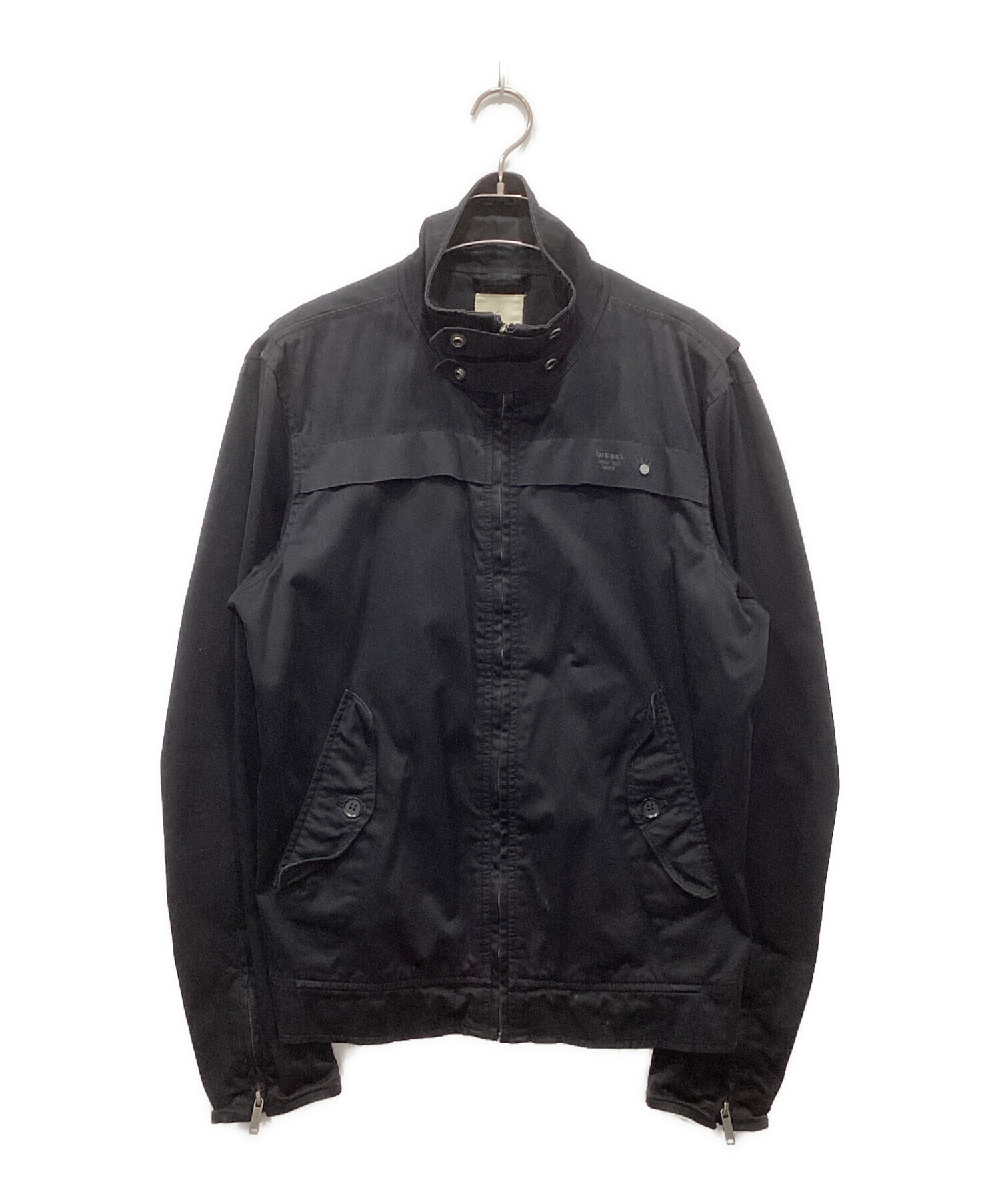 中古・古着通販】DIESEL (ディーゼル) ジップジャケット ブラック
