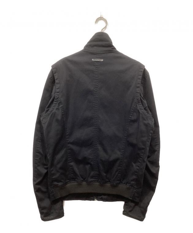 中古・古着通販】DIESEL (ディーゼル) ジップジャケット ブラック