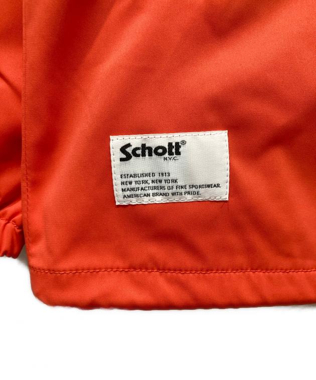 中古・古着通販】Schott (ショット) コーチジャケット オレンジ サイズ