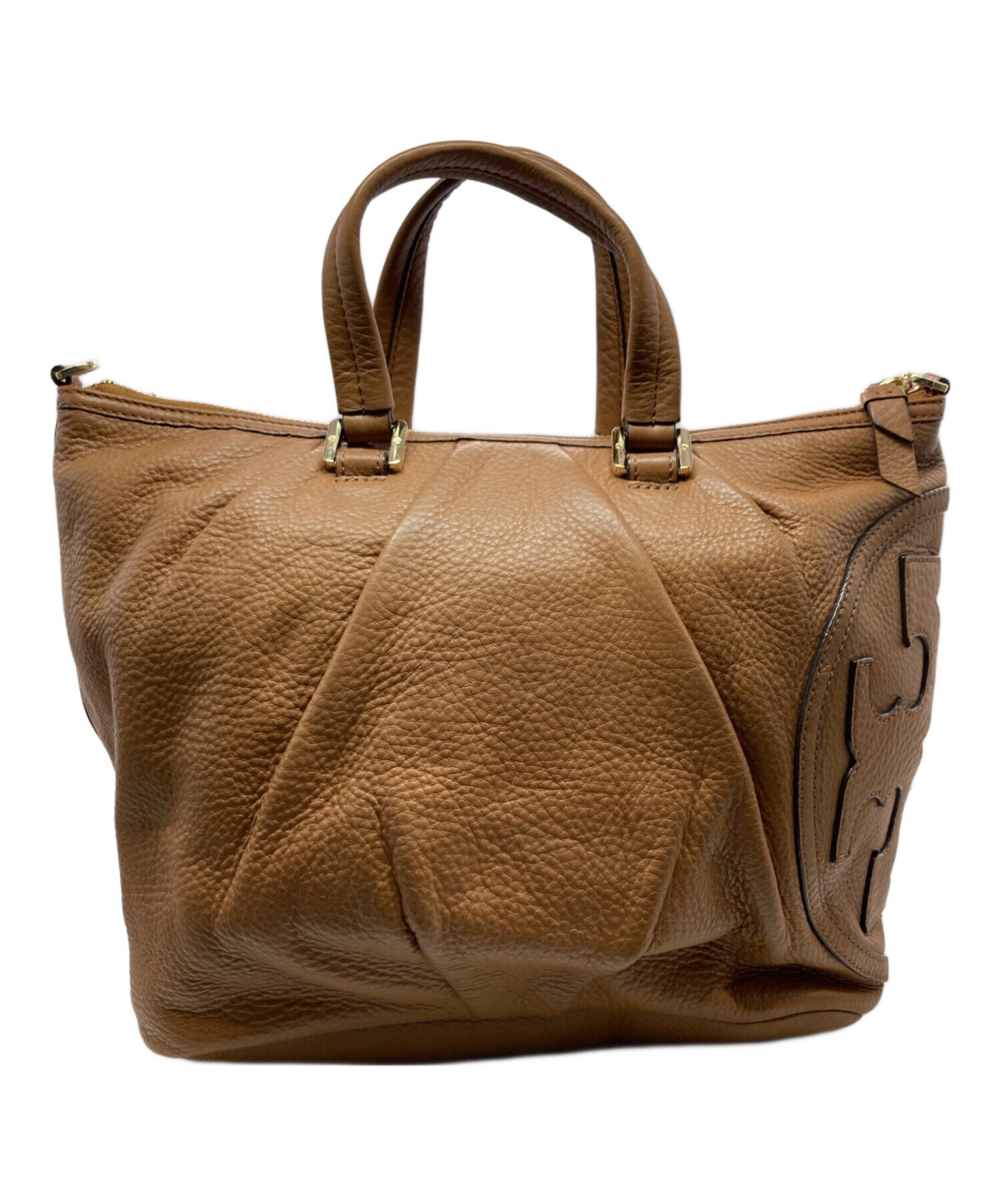 新品未使用Tory Burch ショルダーバッグ ブラウン　ベージュ 中古・古着通販】TORY BURCH (トリーバーチ) ショルダーバッグ