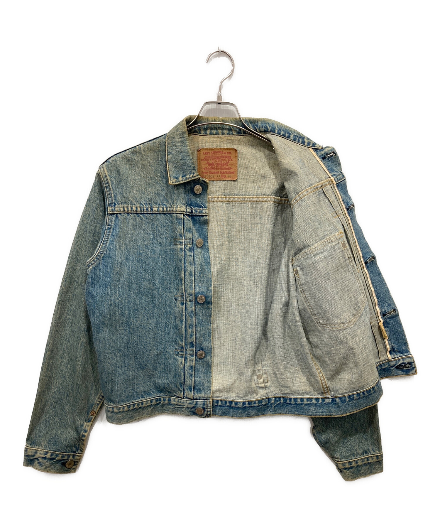 中古・古着通販】LEVI'S (リーバイス) 1stデニムジャケット / 70502XX