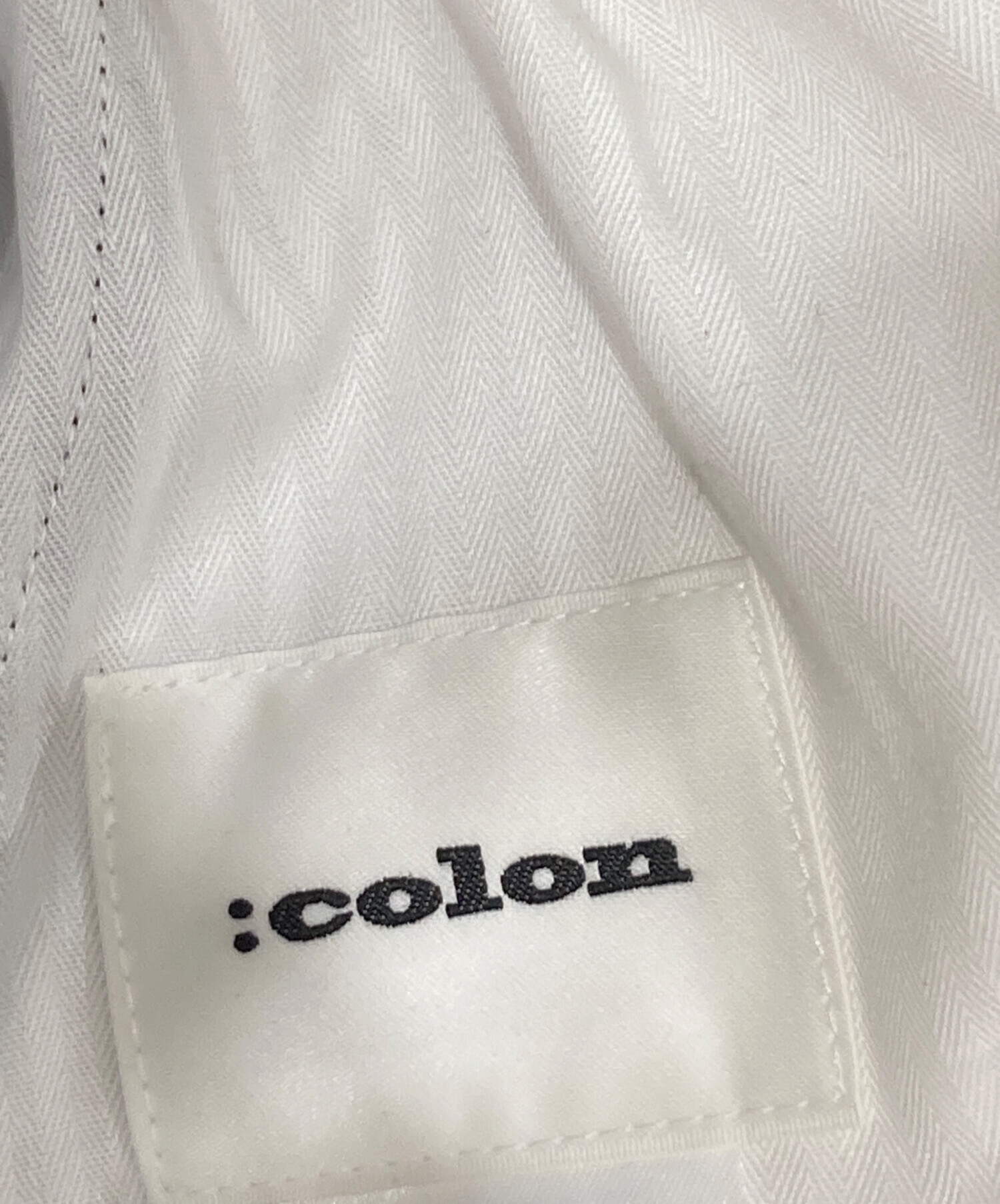 中古・古着通販】:colon (コロン) Easy Slacks ネイビー サイズ:3
