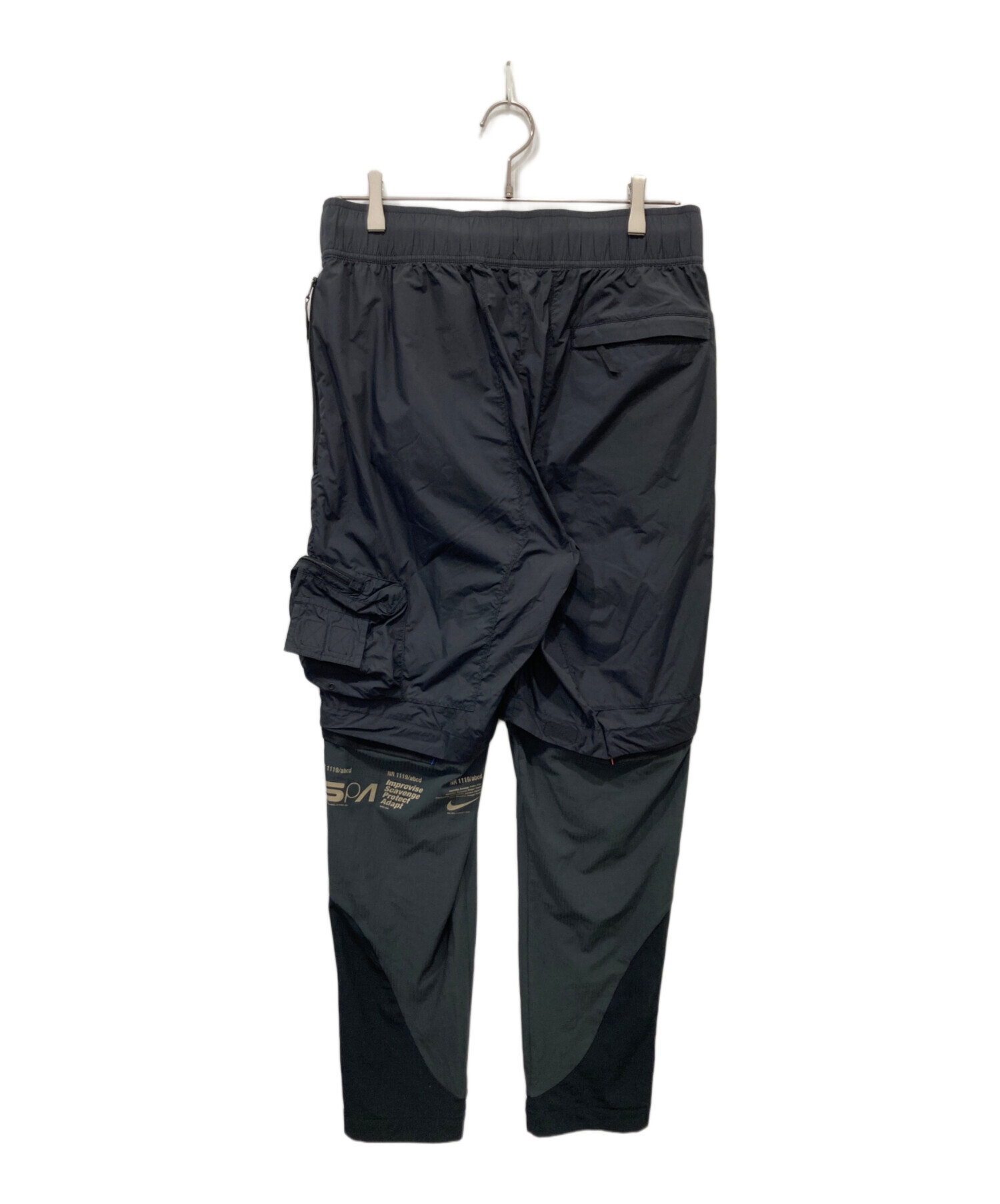 中古・古着通販】NIKE (ナイキ) NRG ISPA PANTS ブラック サイズ:M