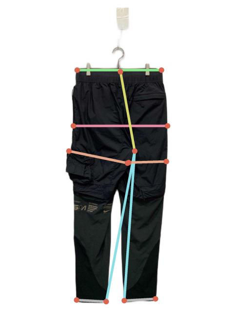 中古・古着通販】NIKE (ナイキ) NRG ISPA PANTS ブラック サイズ:M