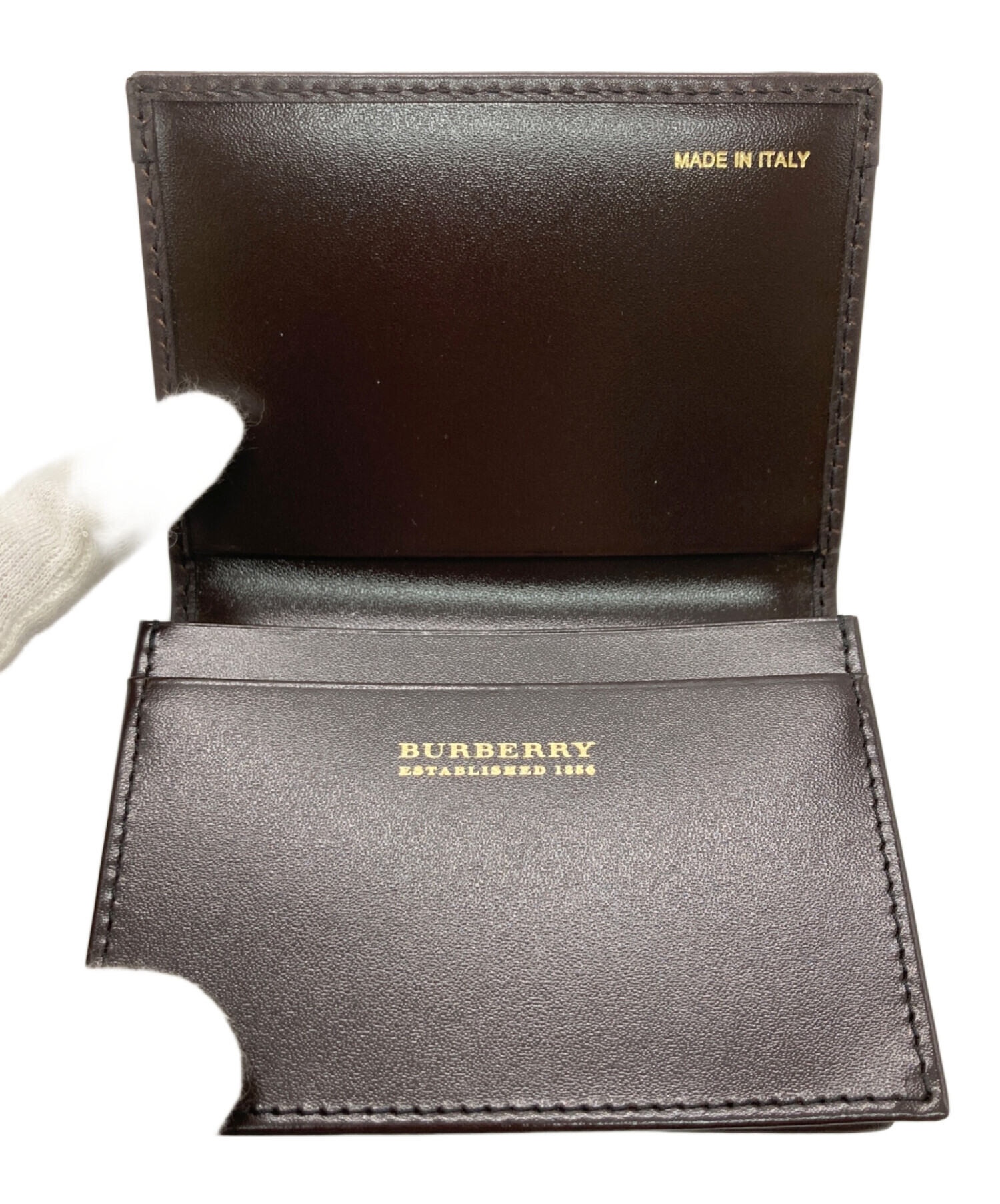 中古・古着通販】BURBERRY (バーバリー) ノバチェックカードケース