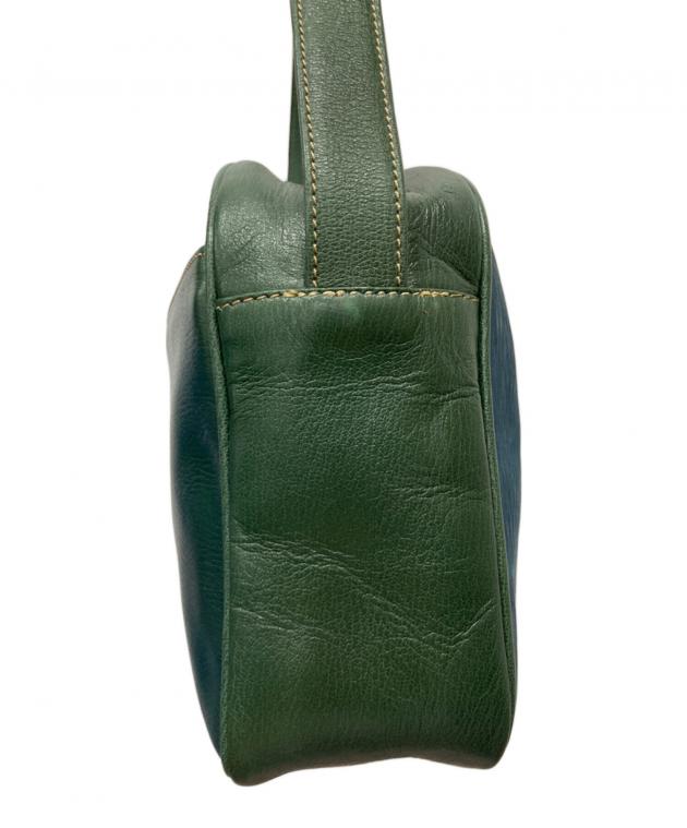 LOEWE ベラスケス クラッチバッグ レザー グリーン【中古】 中古・古着通販】LOEWE (ロエベ) ベラスケス ショルダーバッグ