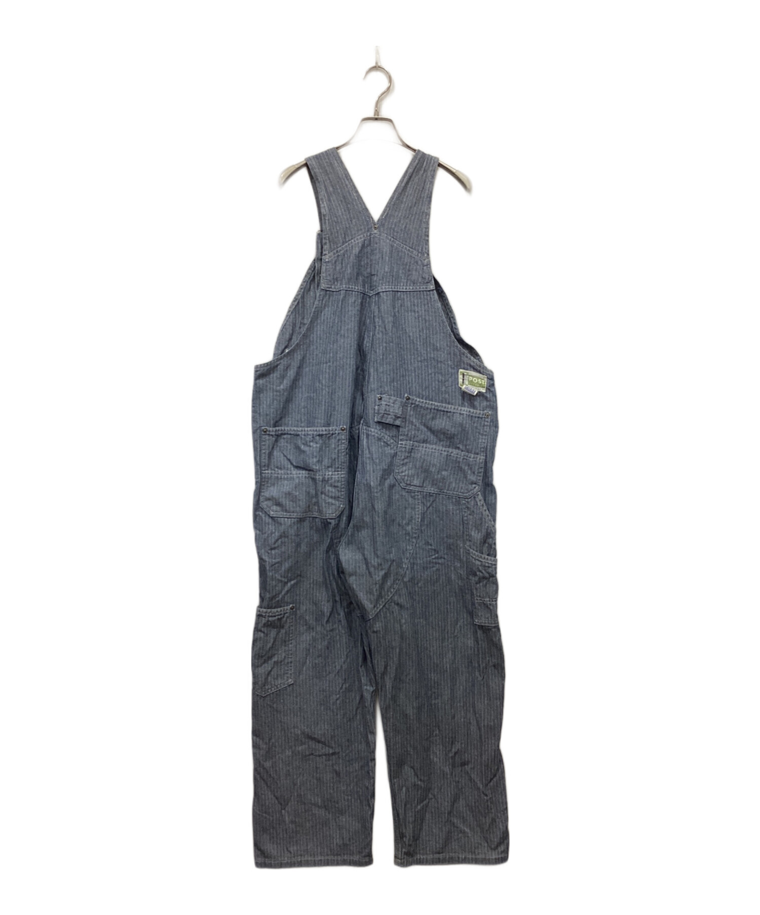 post overalls No.2 ヘリンボーン デニムオーバーオール post overalls