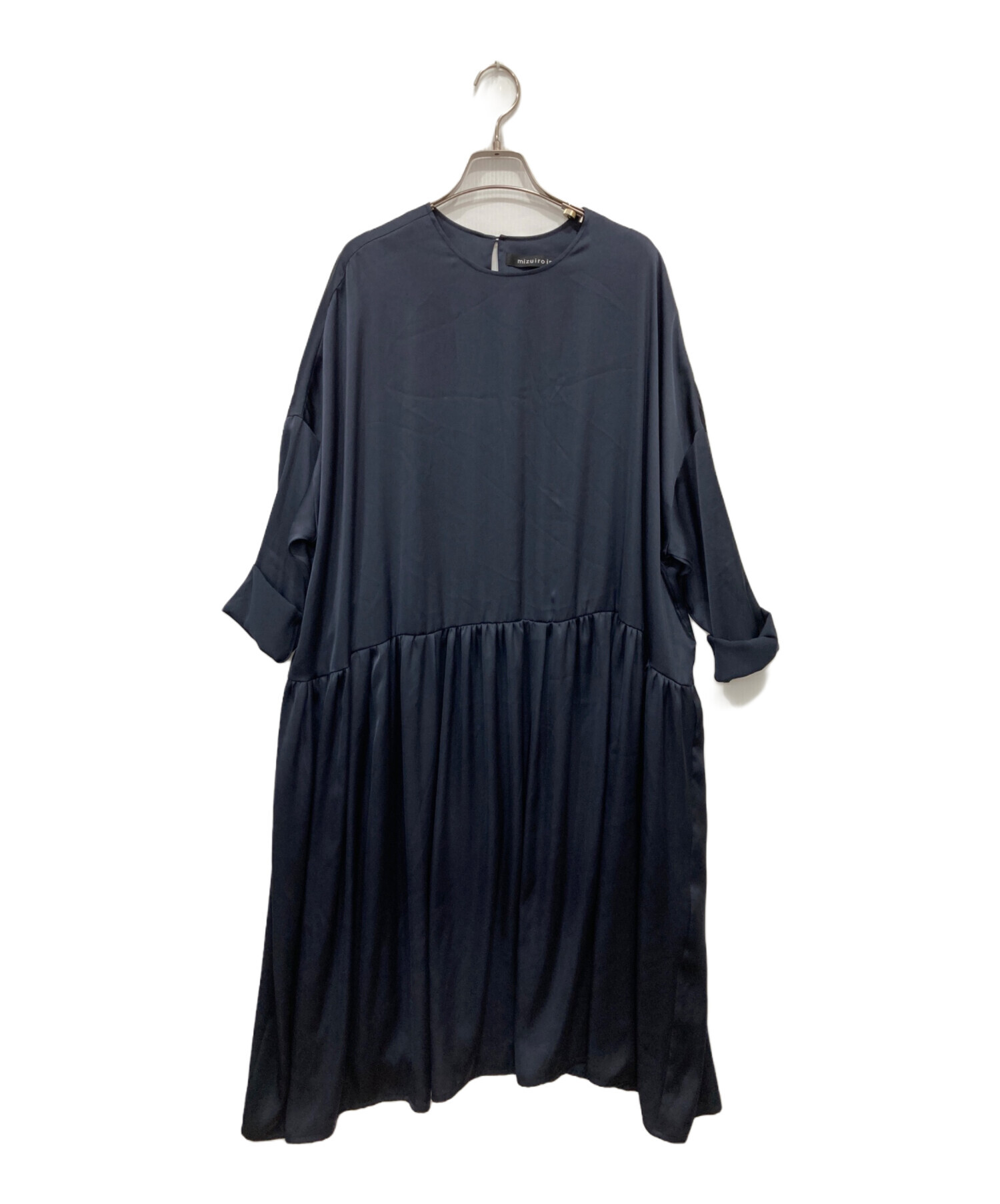 中古・古着通販】mizuiro-ind (ミズイロインド) サテンワンピース