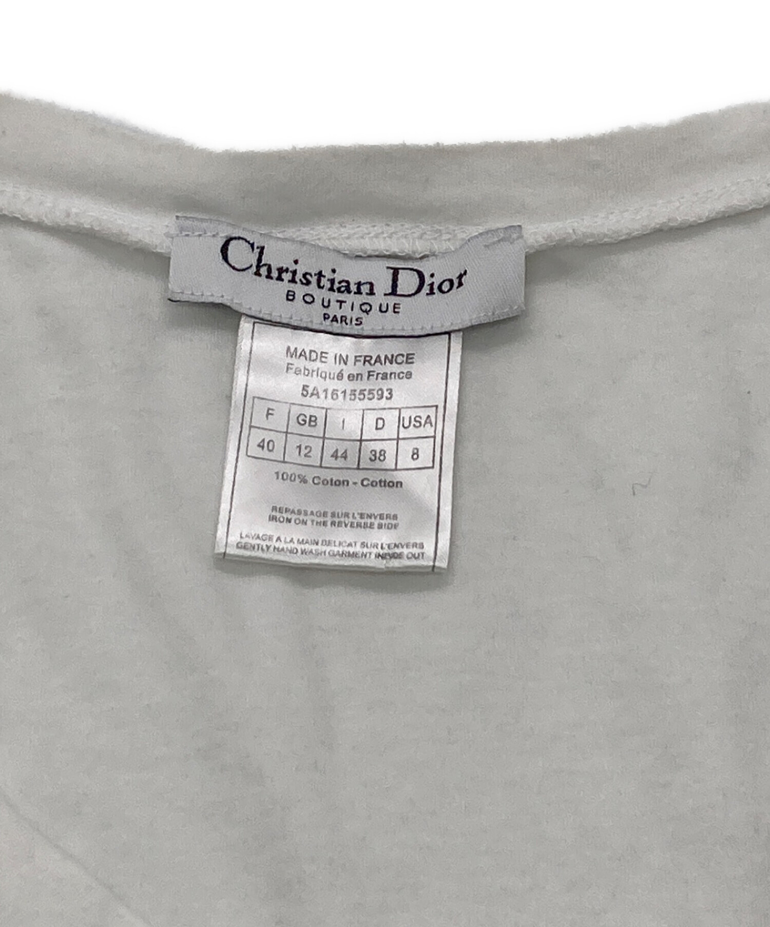 中古・古着通販】Christian Dior (クリスチャン ディオール) Vネック