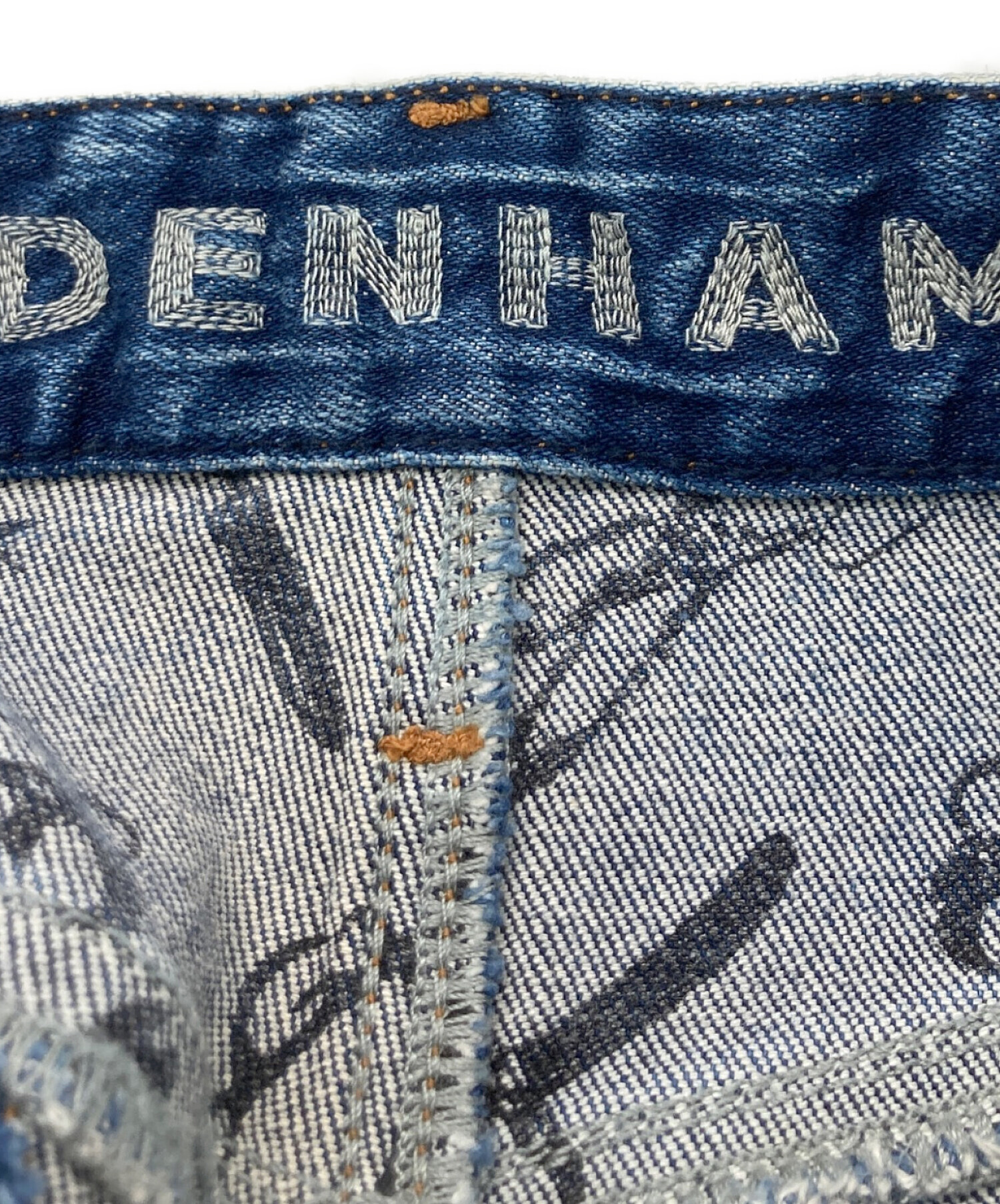 中古・古着通販】Denham (デンハム) デニムパンツ インディゴ サイズ