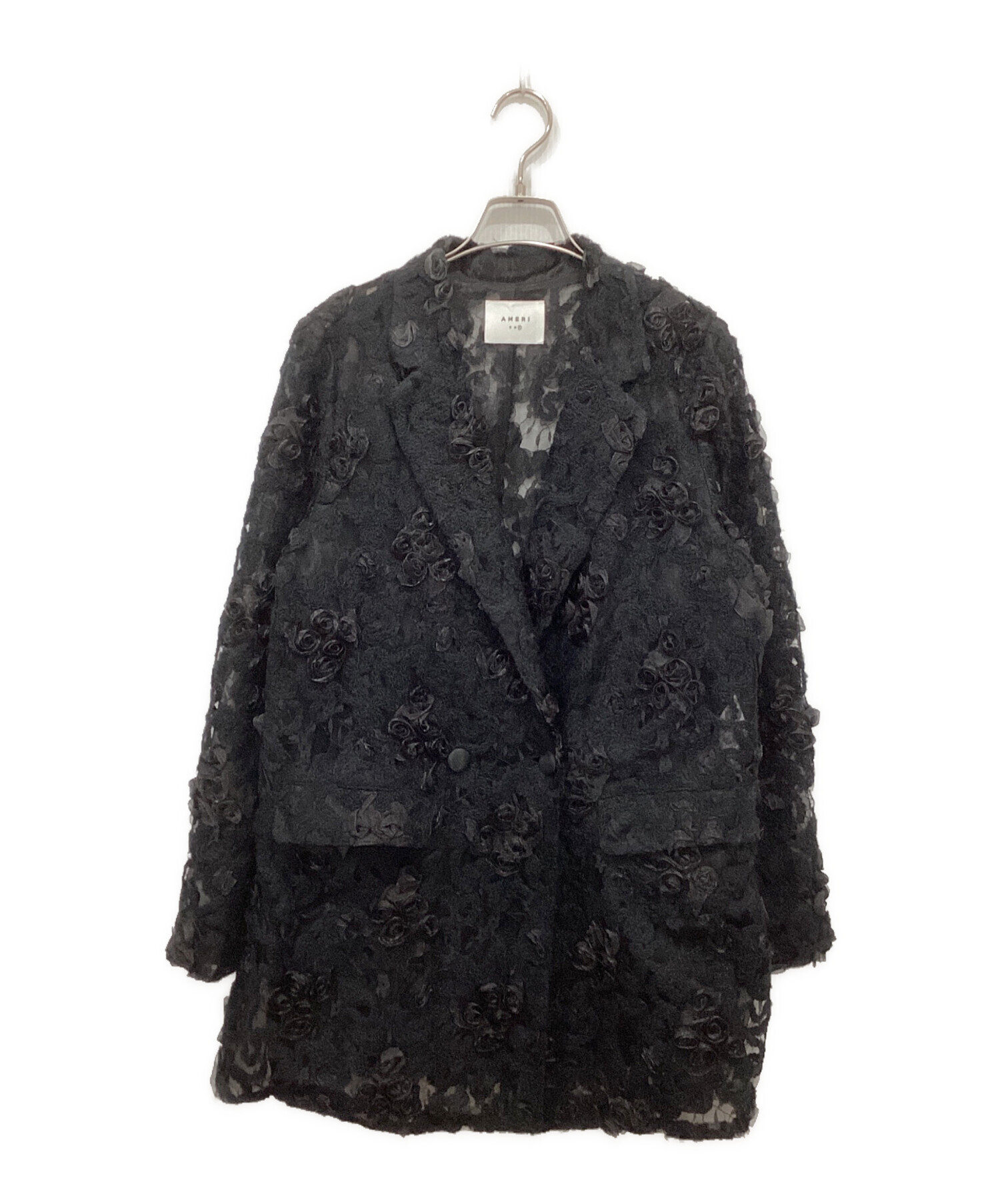 中古・古着通販】Ameri (アメリ) FLOWER MIX LACE SHEER JACKET